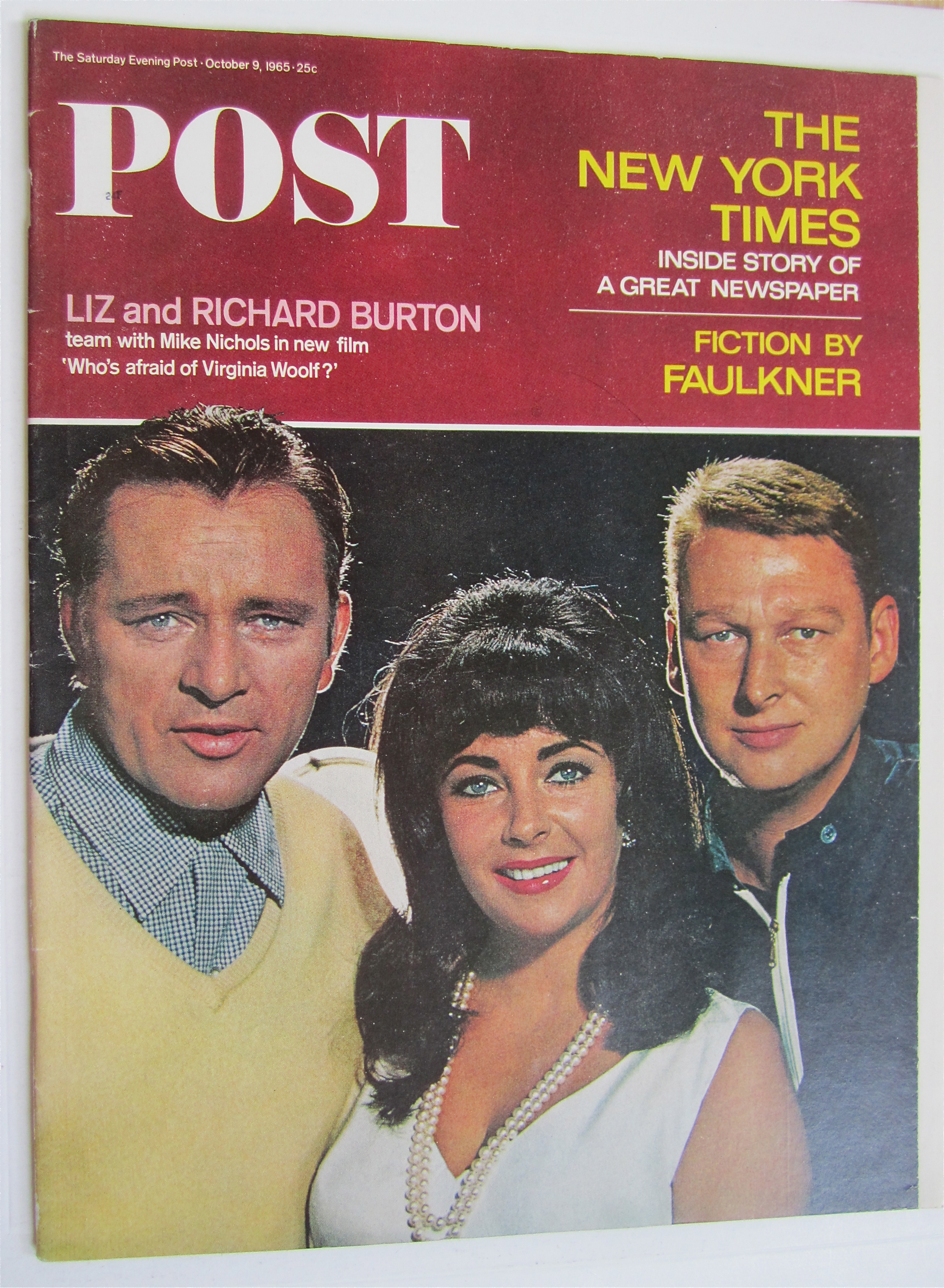 Saturday Evening Post October 9, 1965 Liz & Richard