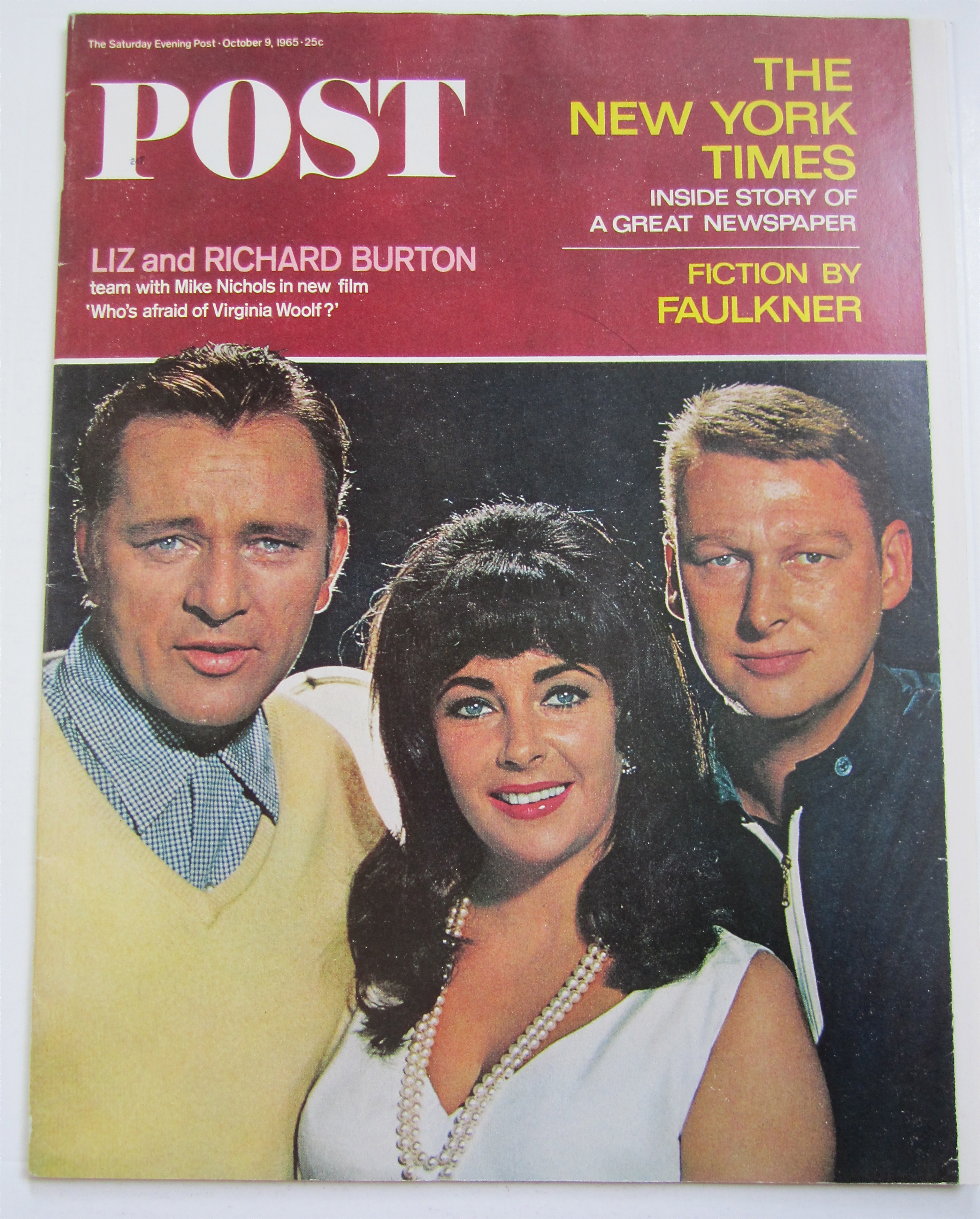 Saturday Evening Post October 9, 1965 Liz & Richard