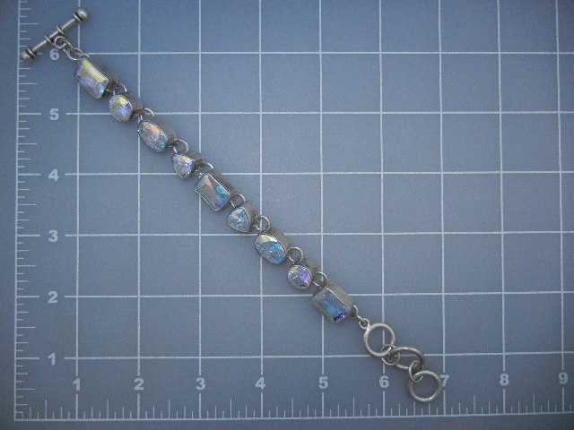 Charles Albert Mystic Quartz Sterling Silver Bracelet