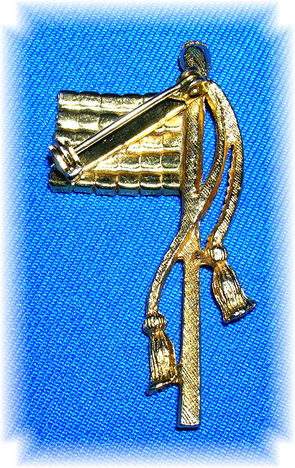 Crystal Red White and Blue Old Glory Flag Pin