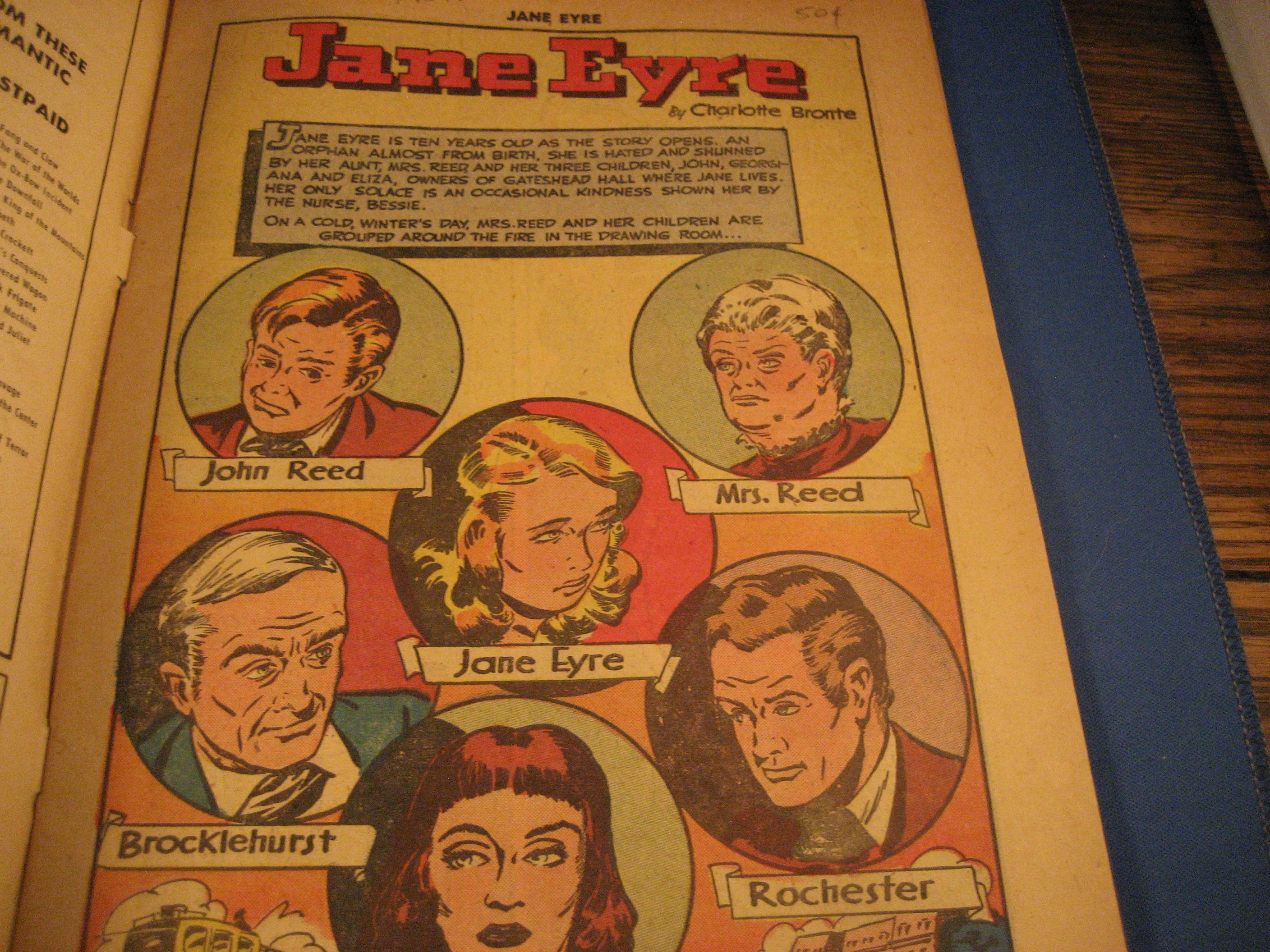 Classics Illustrated of Jane Eyre