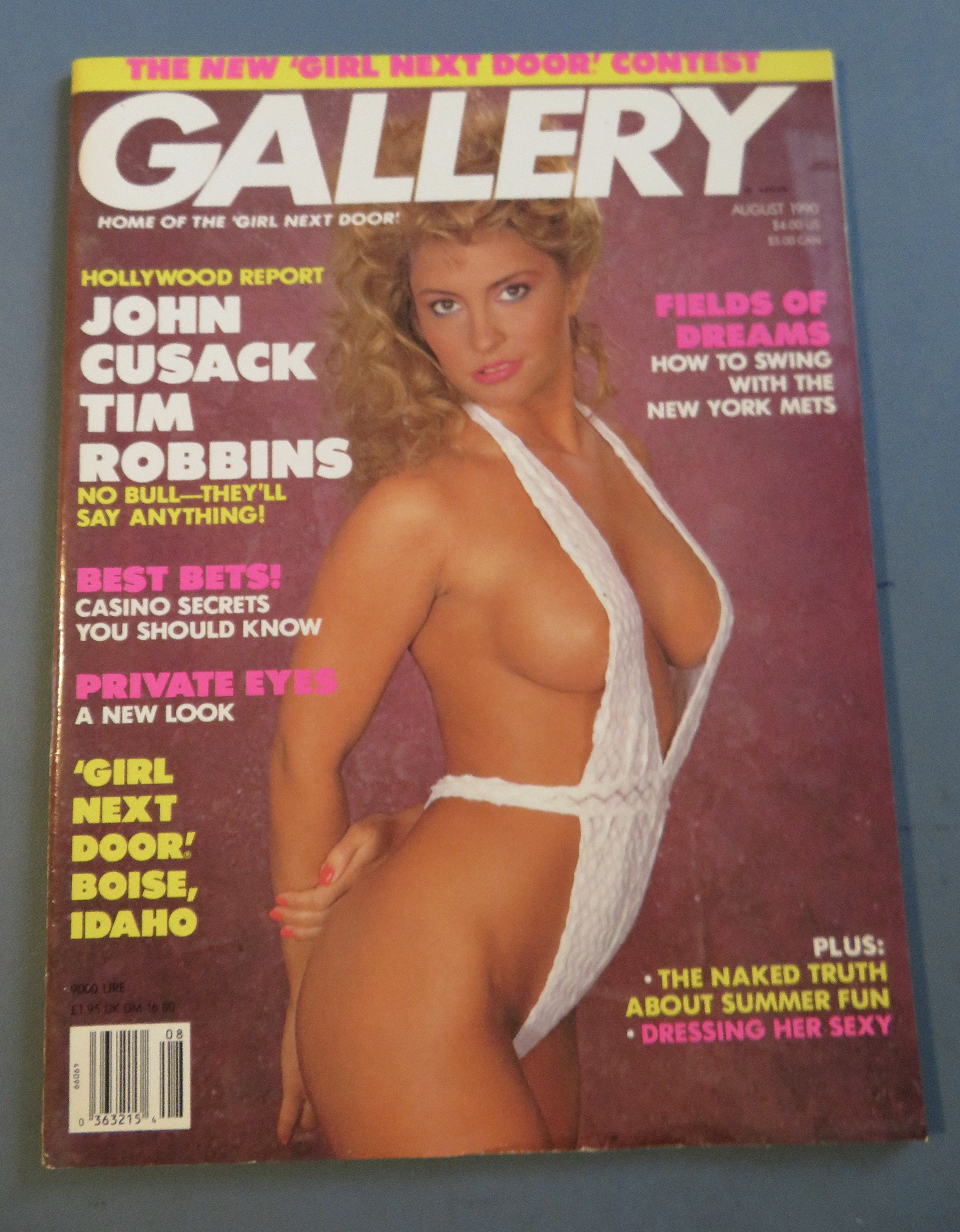 Gallery Magazine August 1990 John Cusack/Tim Robbins