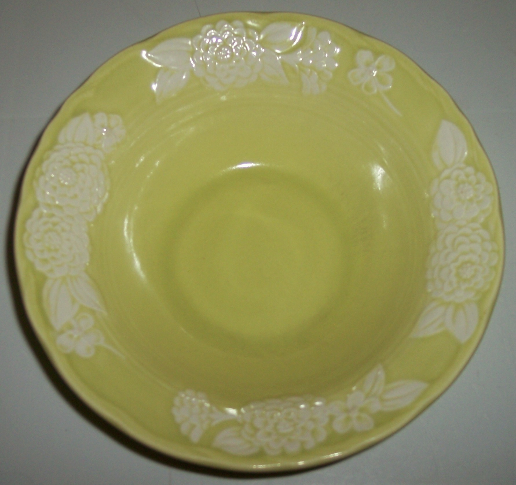 Metlox Pottery Poppy Trail Flora Lace Cereal Bowl!
