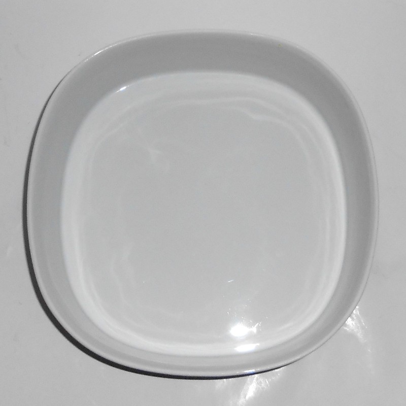 Sango Japan China Porcelain 7017 Quadrille Black Satin Vegetable Bowl