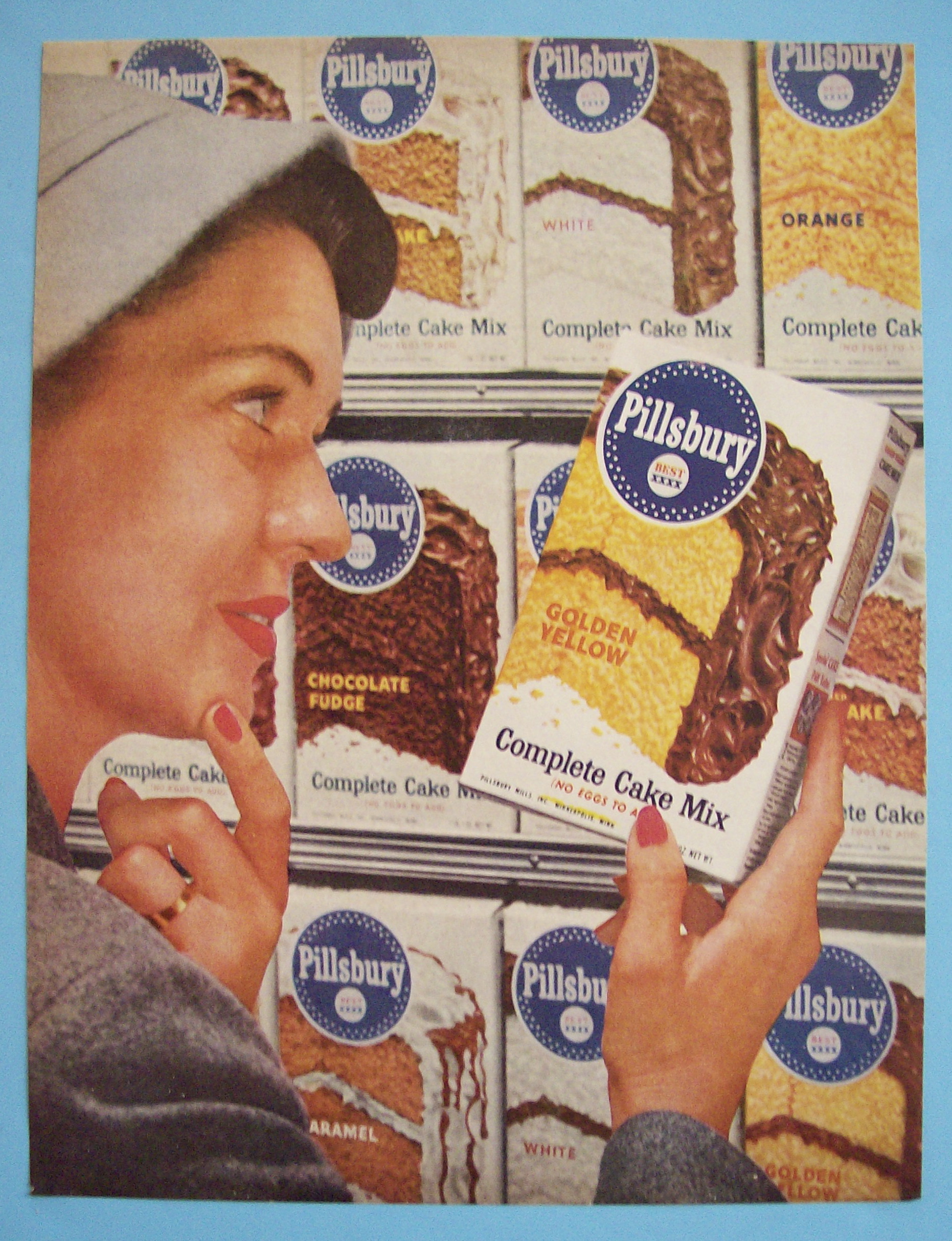 Vintage Ad: 1956 Pillsbury Cake Mix