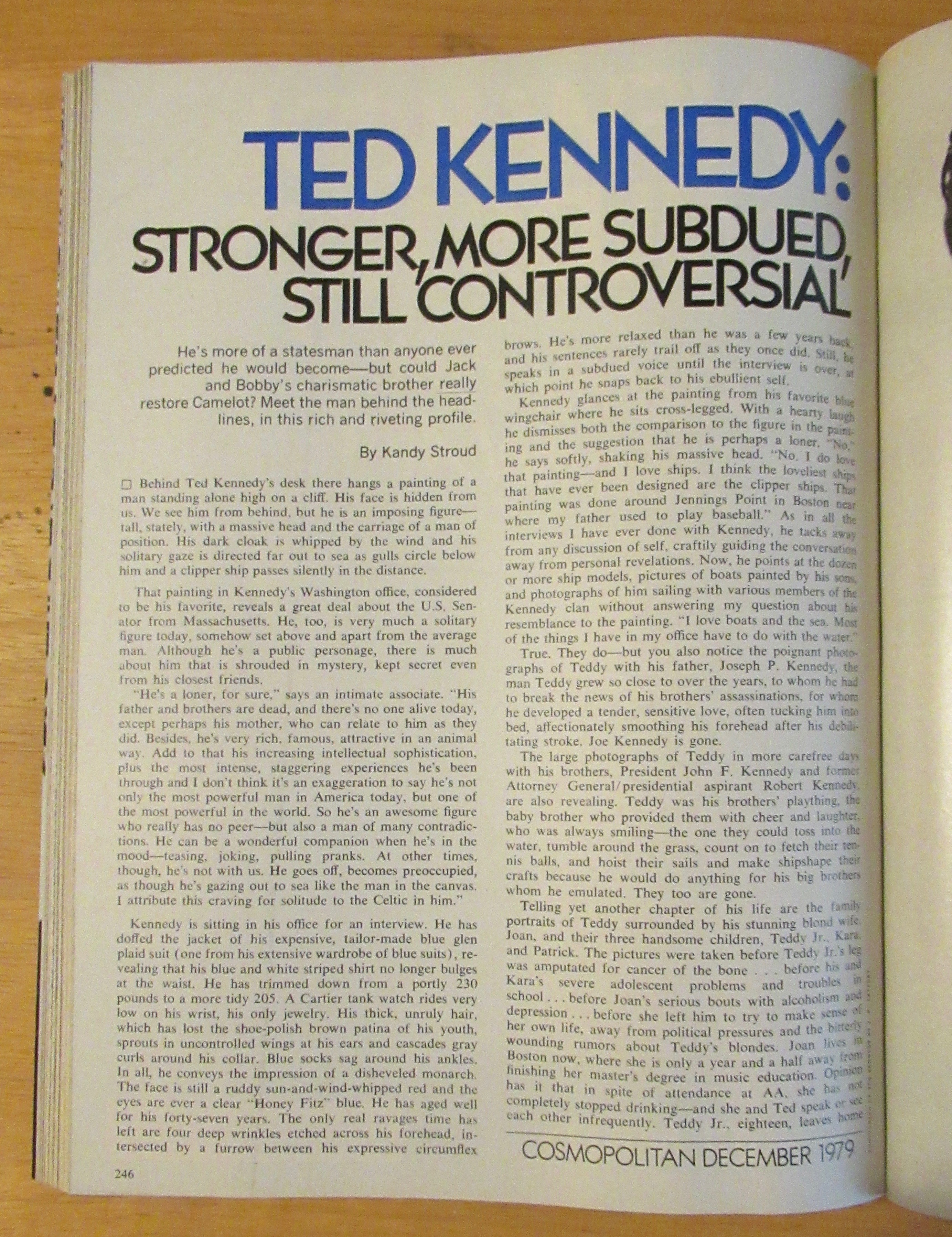 Cosmopolitan Magazine December 1979 Lisa Vale