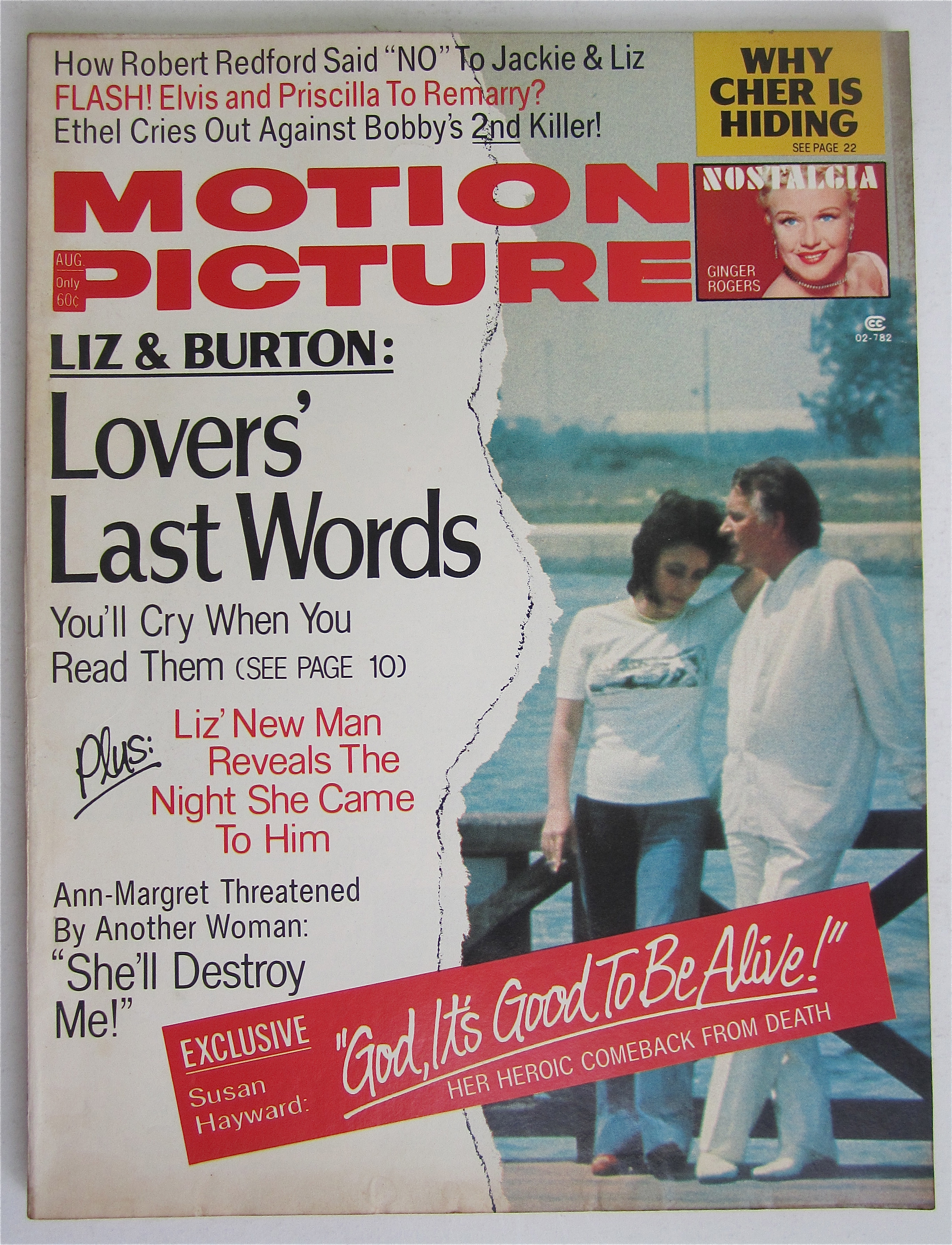 Motion Picture Magazine August 1974 Lovers' Last Words