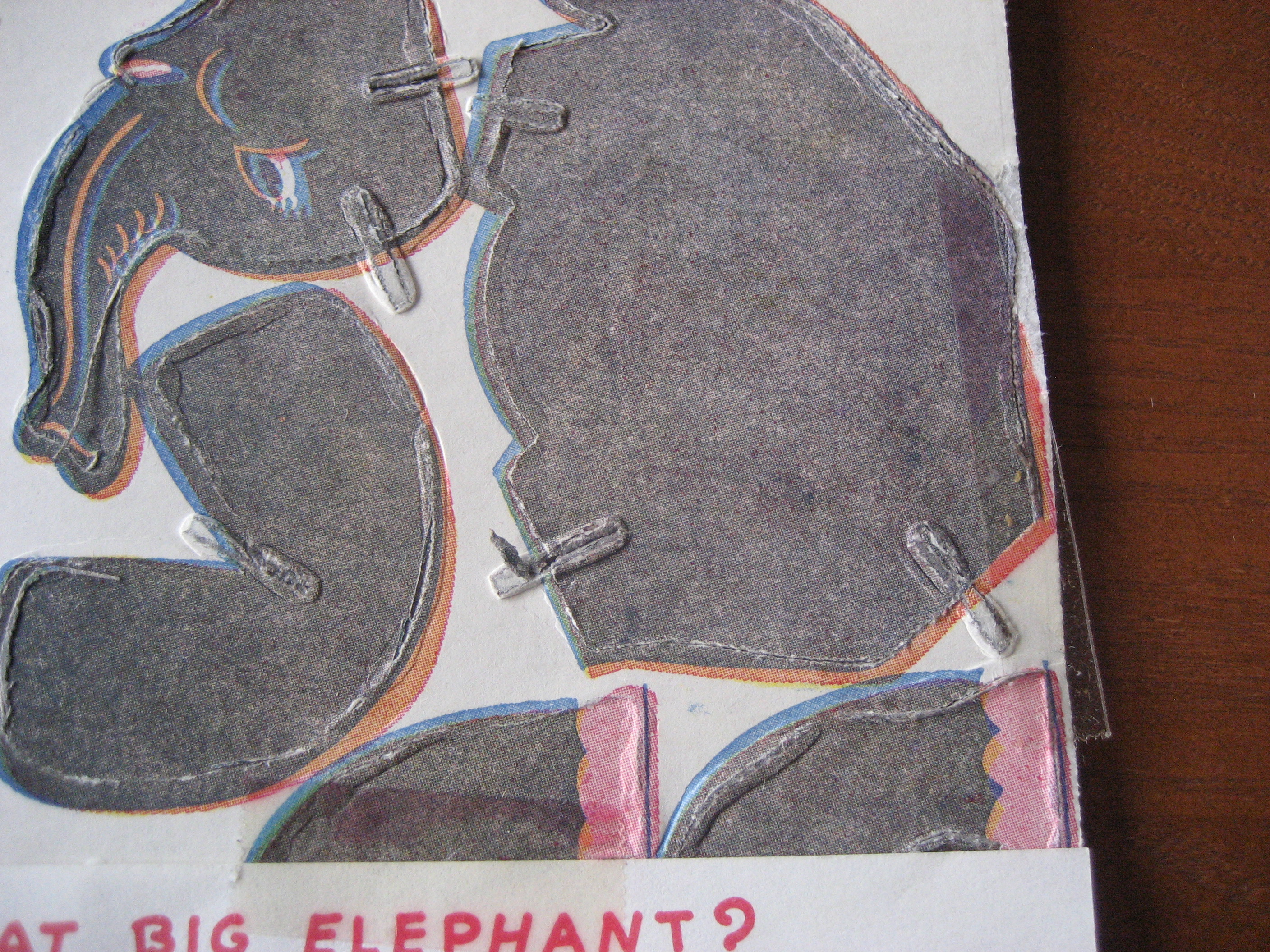 Elephant Playtime Birthday Card