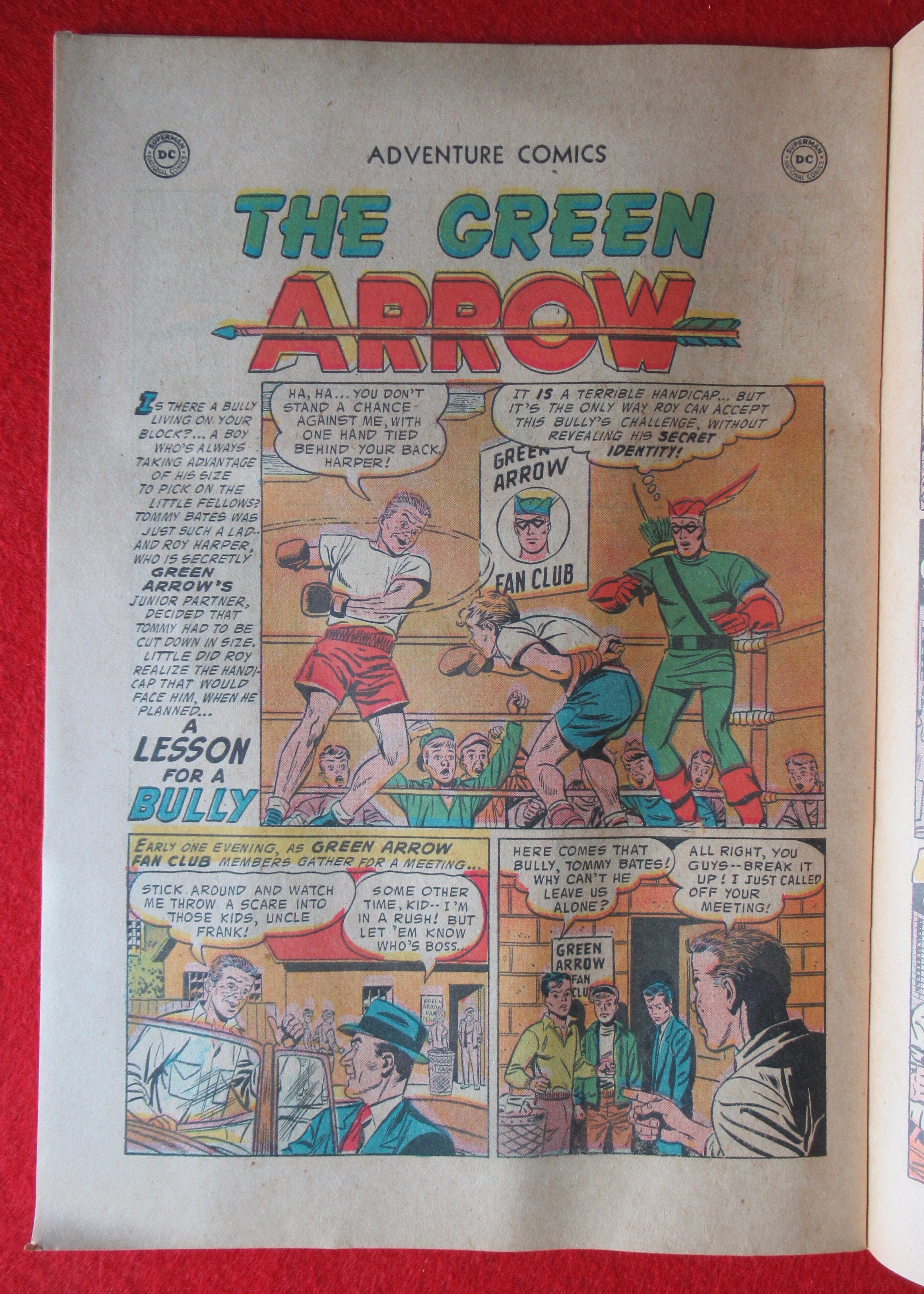 Adventure Comics February 1957 Joe Smith, Man Of Steel