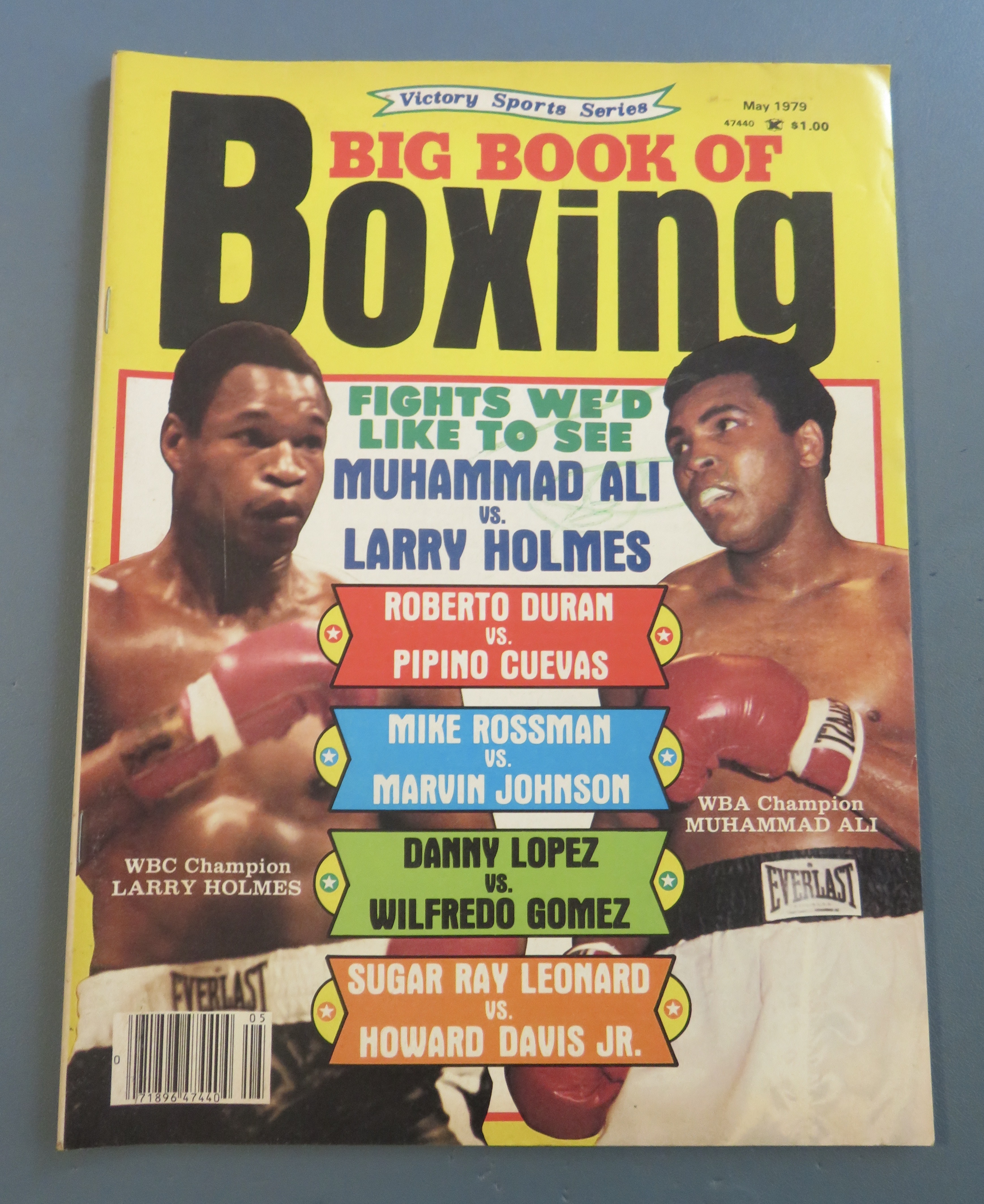 Big Book Of Boxing Magazine May 1979 Ali vs Holmes