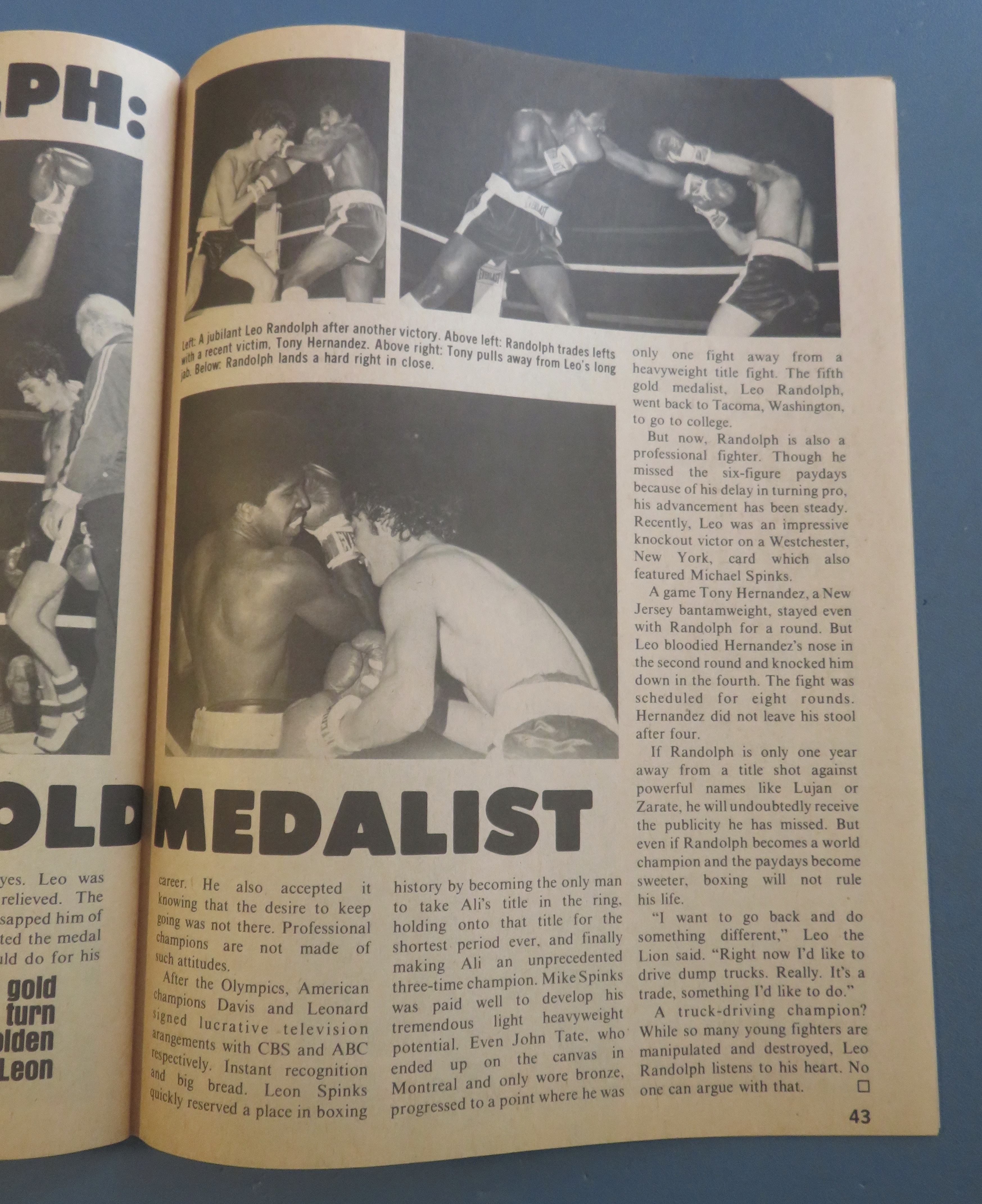 Big Book Of Boxing Magazine May 1979 Ali vs Holmes