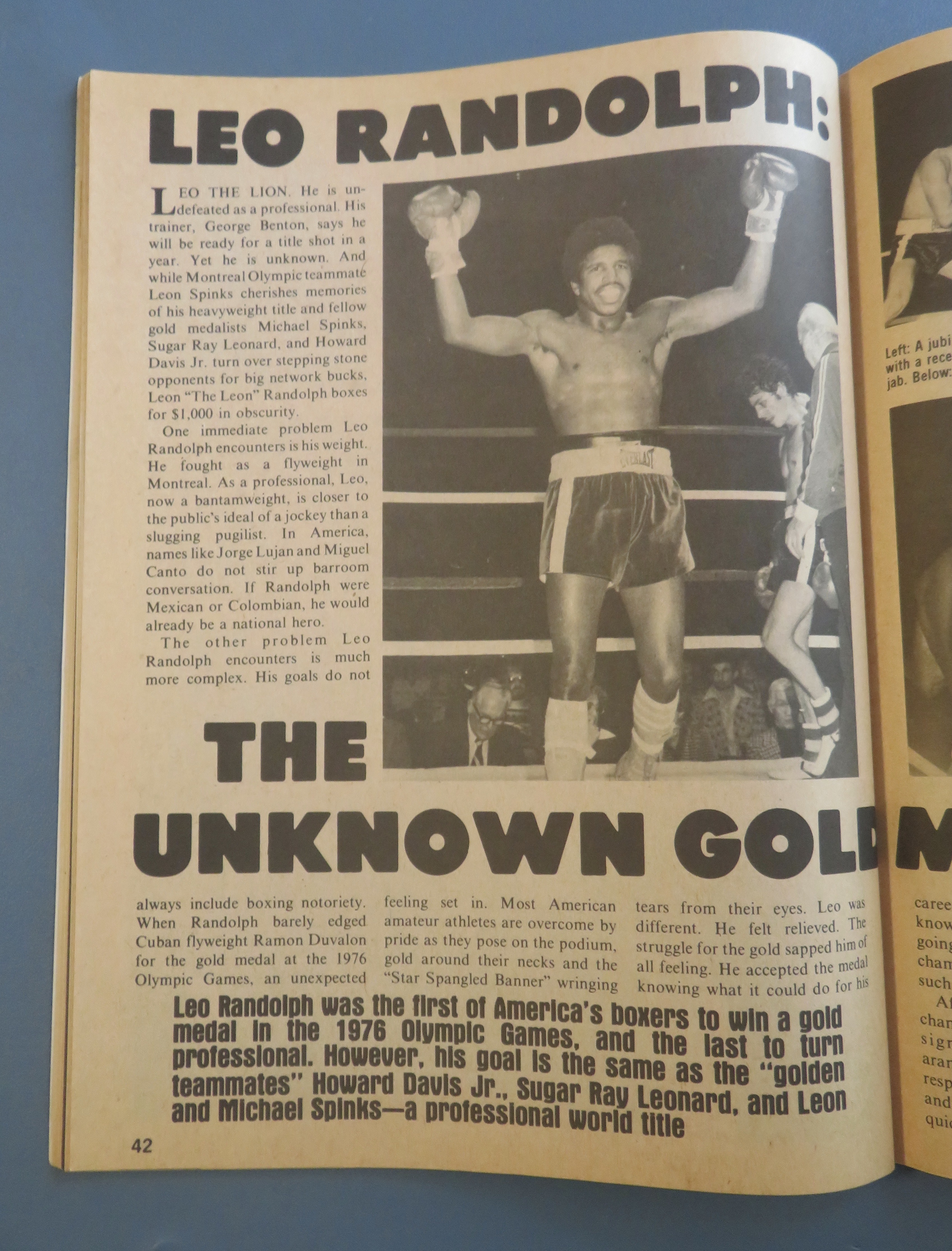 Big Book Of Boxing Magazine May 1979 Ali vs Holmes