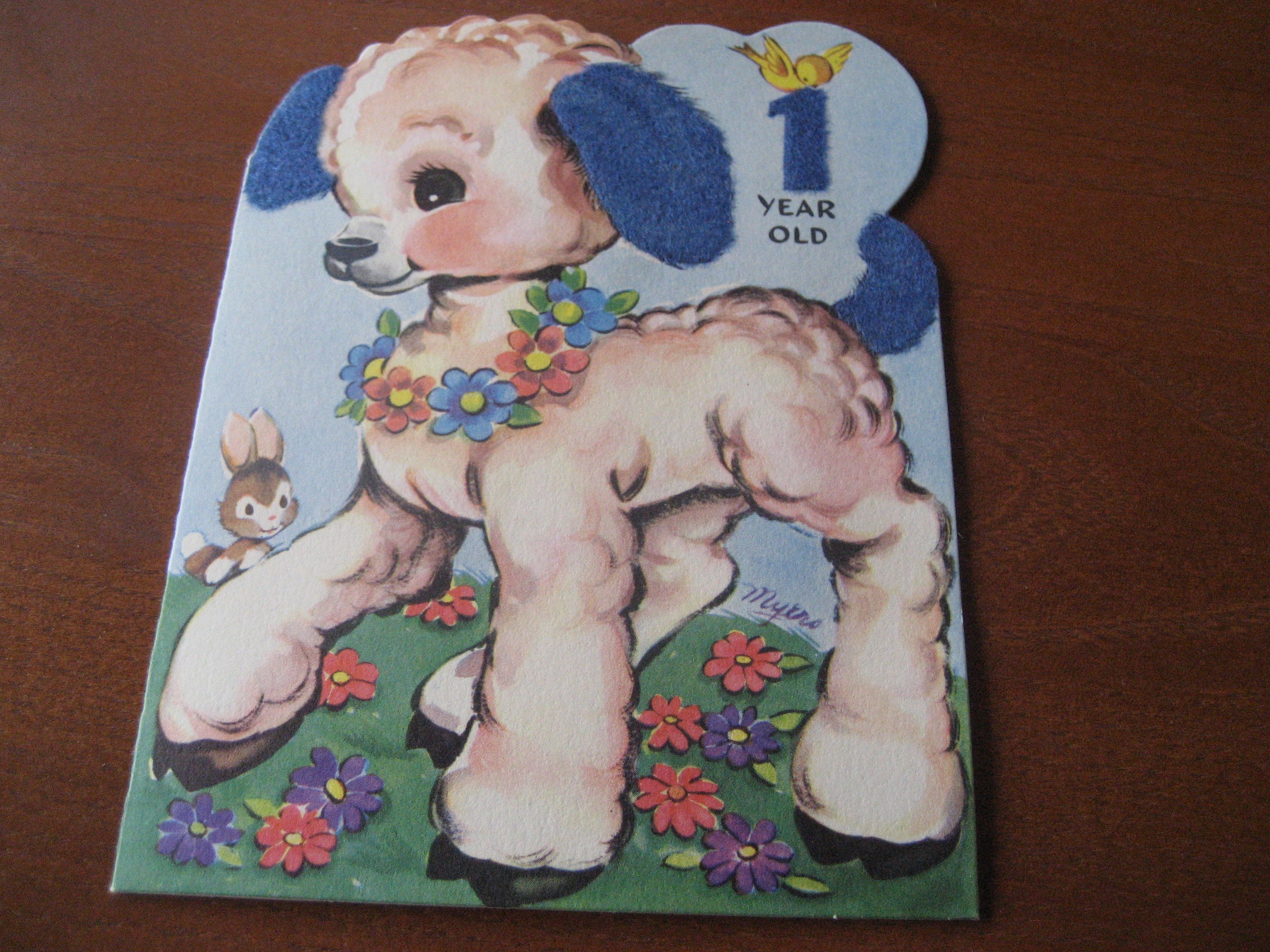 Three 1952 Baby's First Birthday Card
