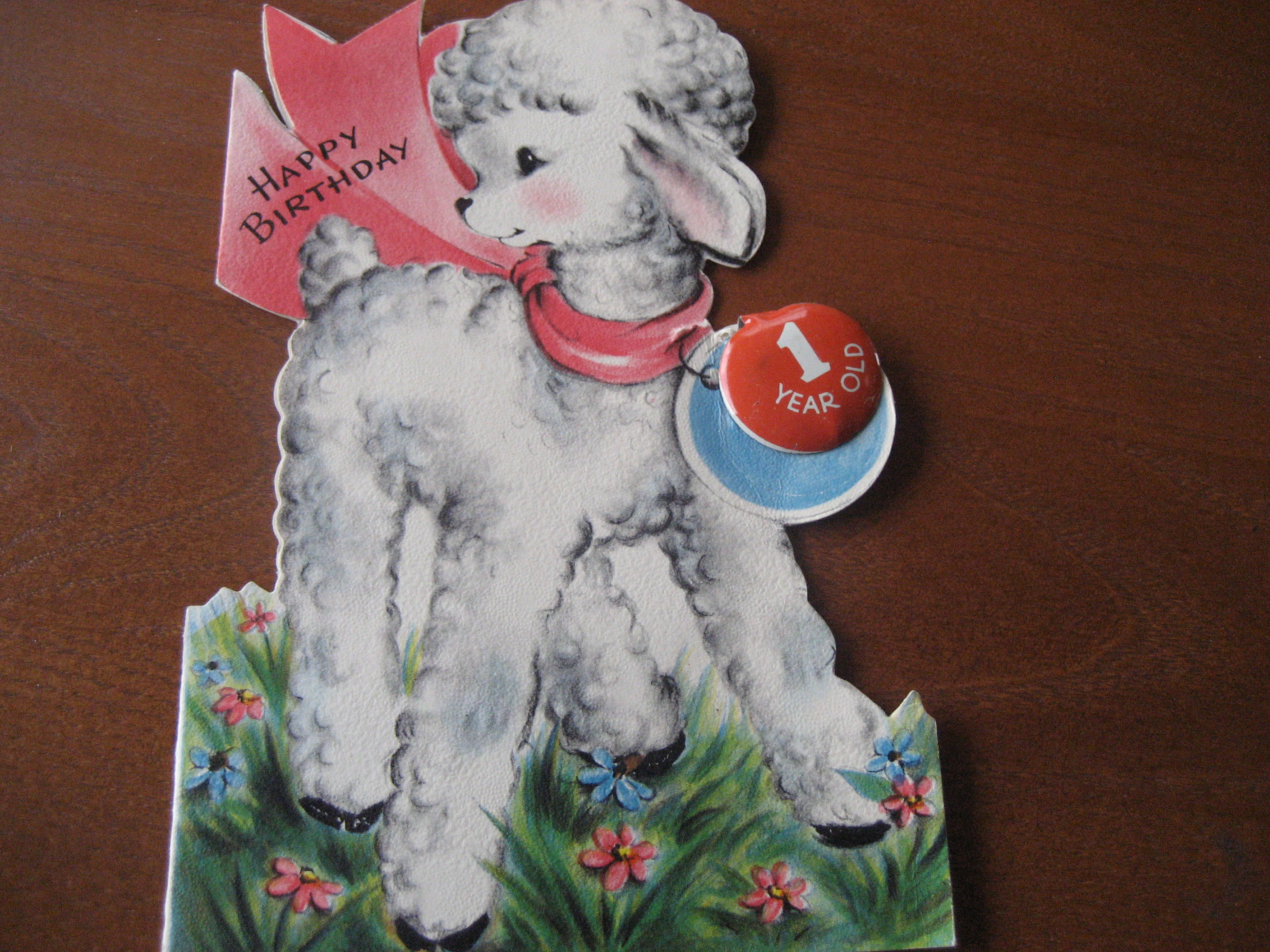 Three 1952 Baby's First Birthday Card