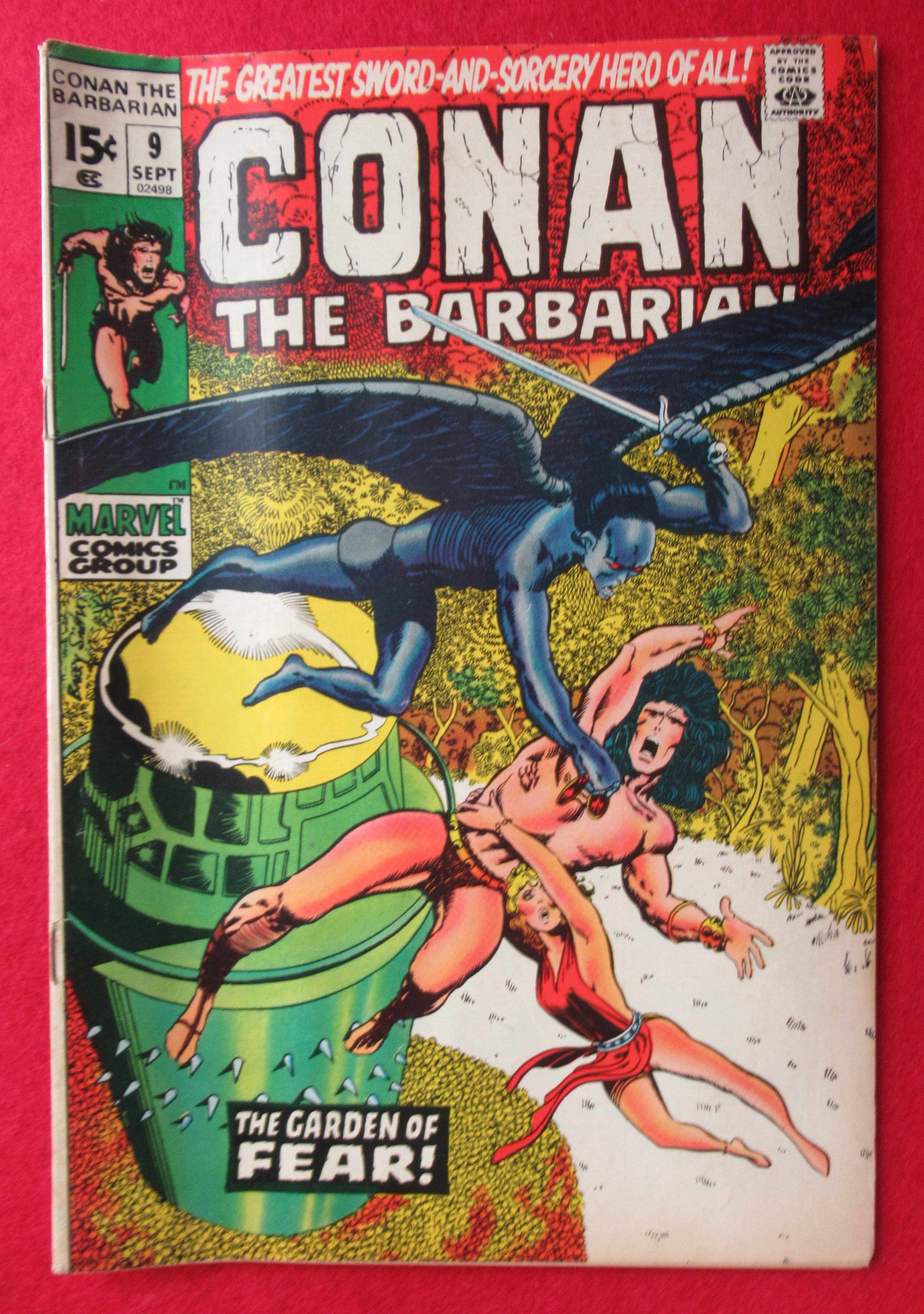 Conan The Barbarian Comic September 1971 Fear