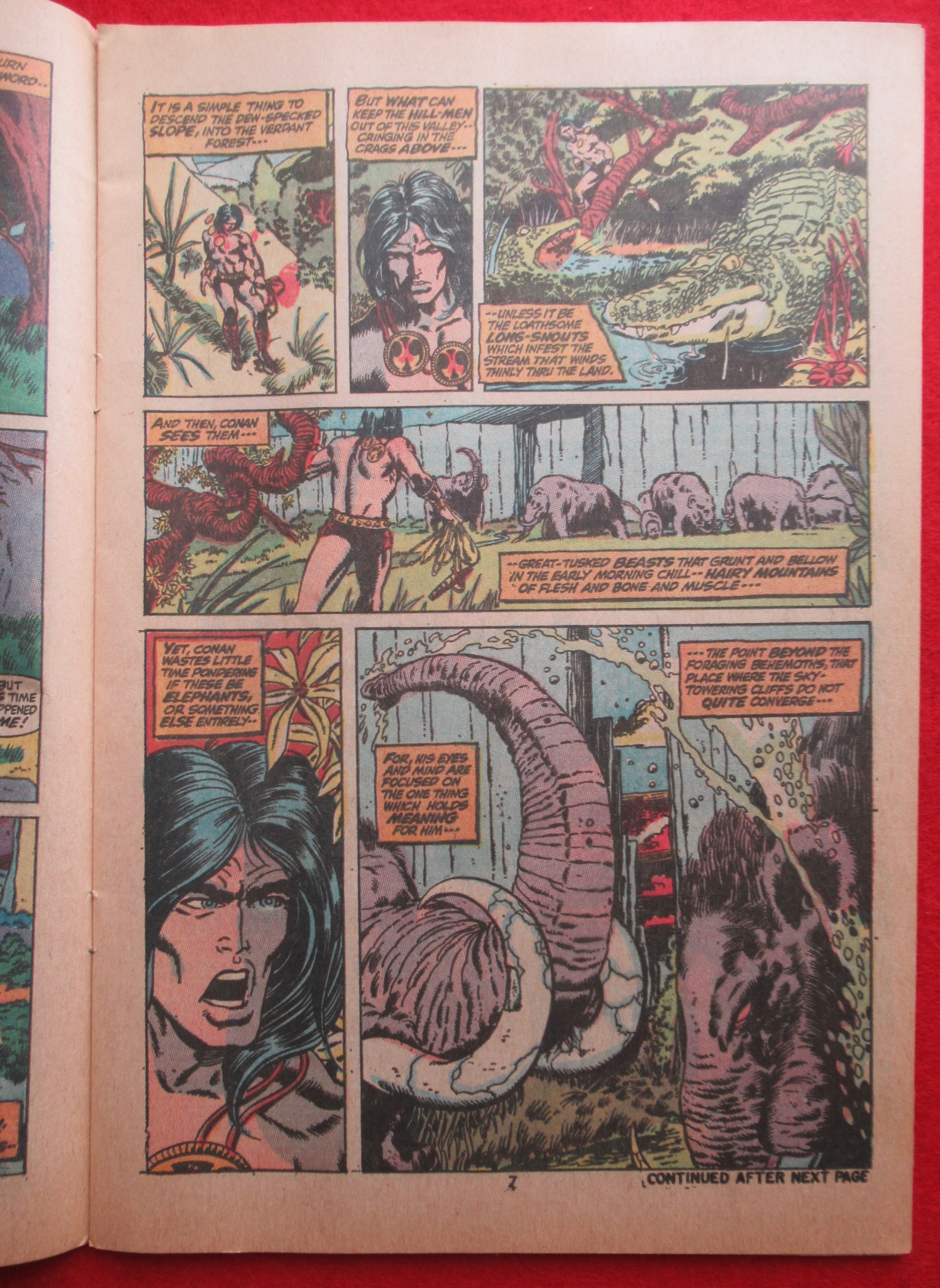 Conan The Barbarian Comic September 1971 Fear