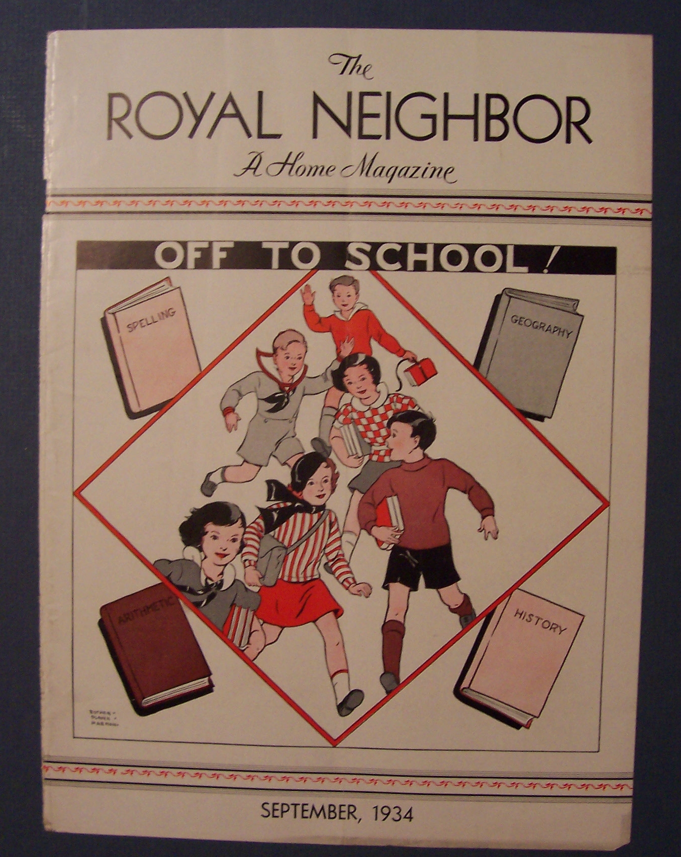 Royal Neighbor Cover By Esther Harmon - September 1934