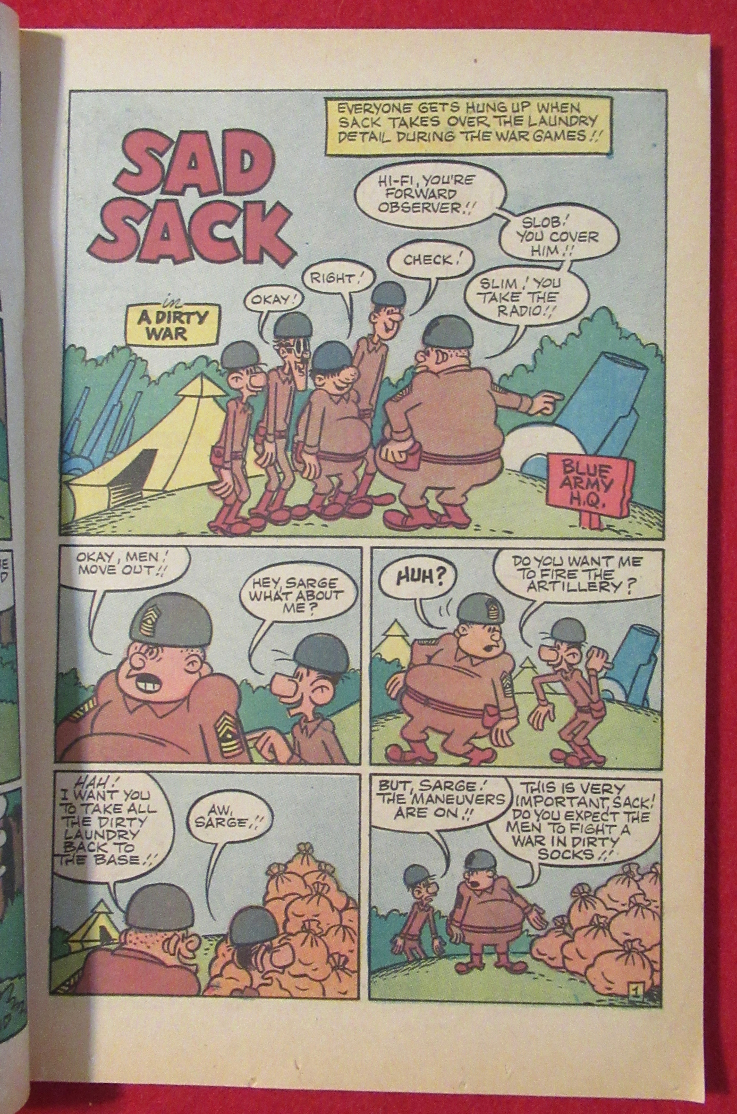 Sad Sack Laugh Special Comic May 1971 Dirty War