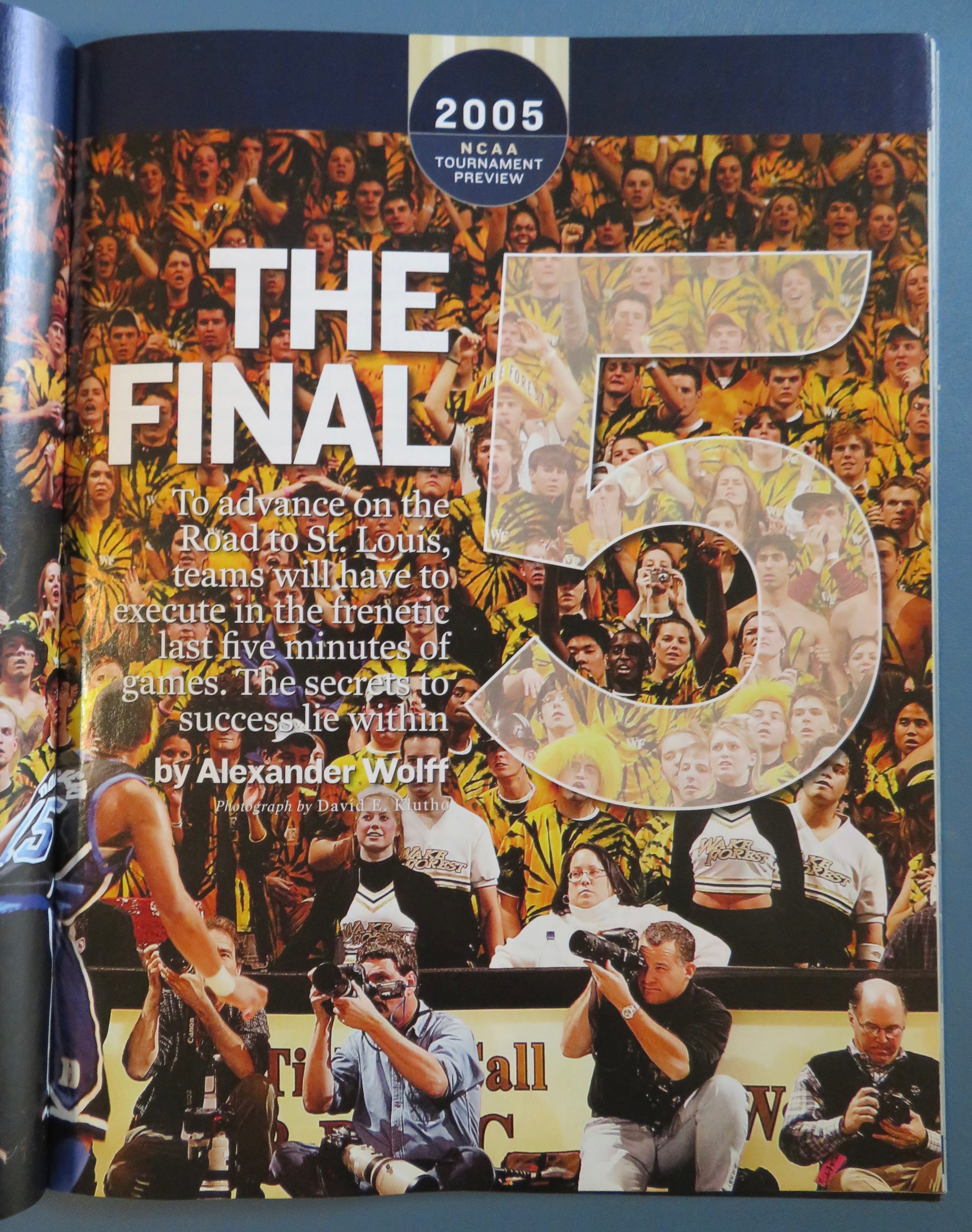 Sports Illustrated Magazine March 21, 2005