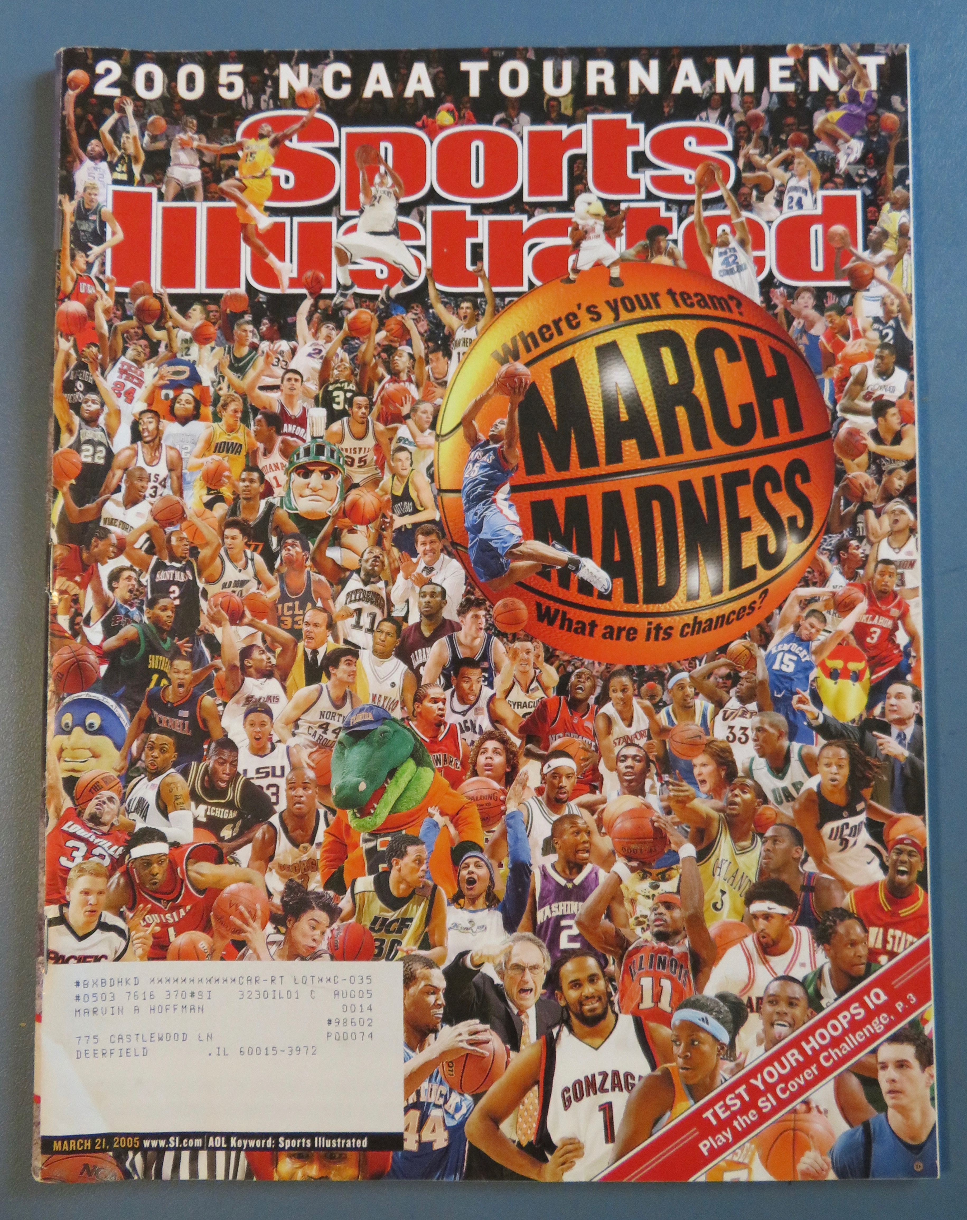 Sports Illustrated Magazine March 21, 2005