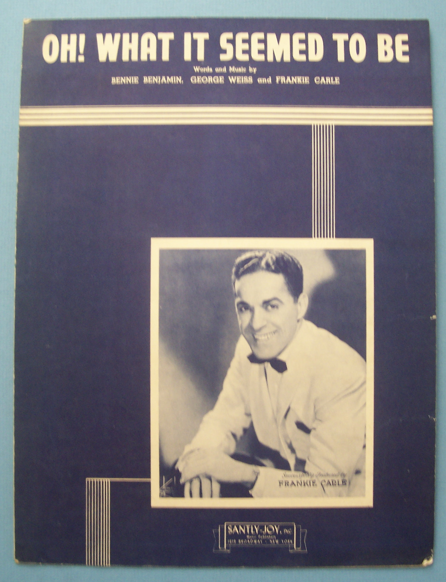 1945 Oh! What It Seemed To Be (Frankie Carle Cover)