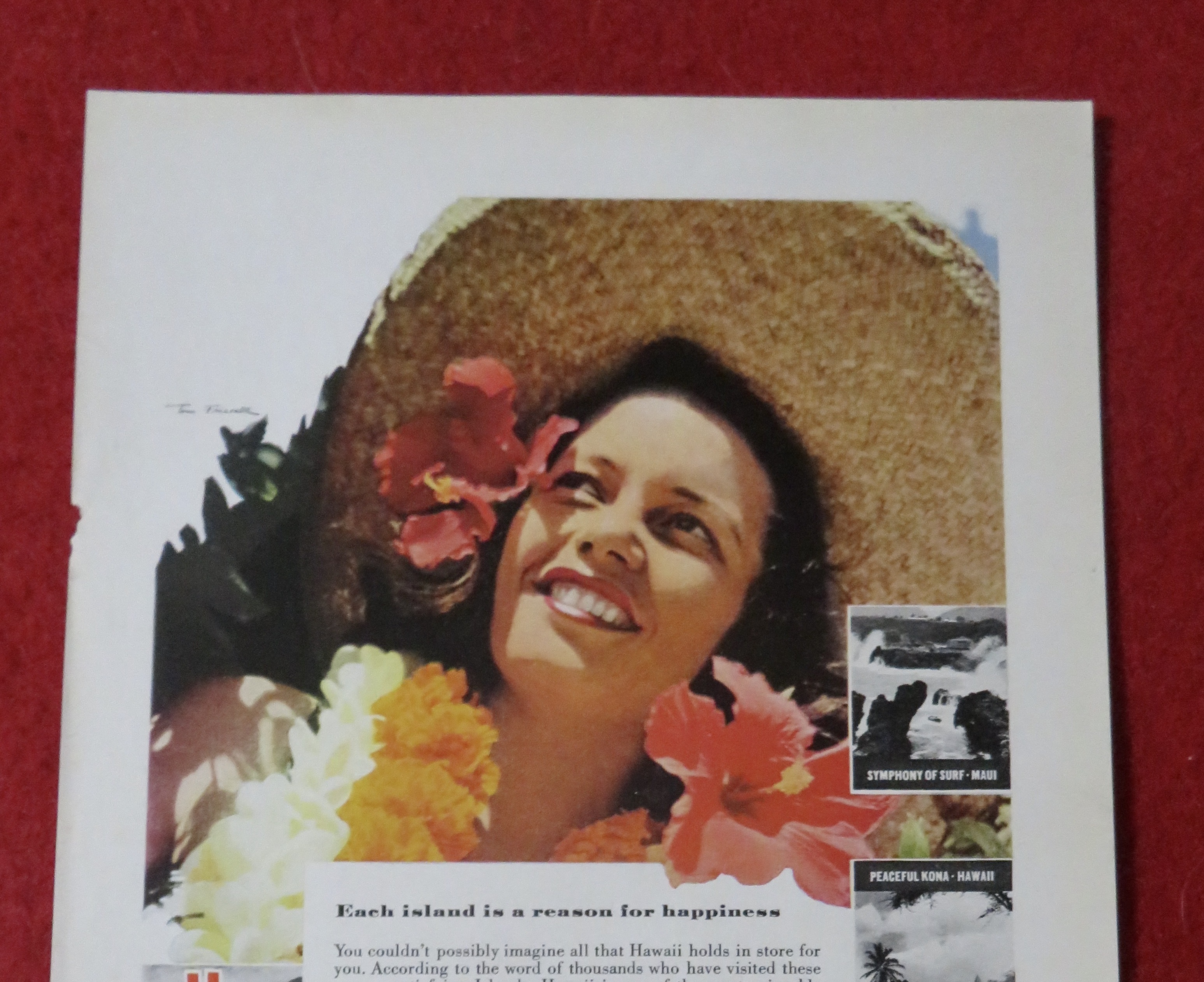1939 Hawaii with Each Island Is A Reason For Happiness