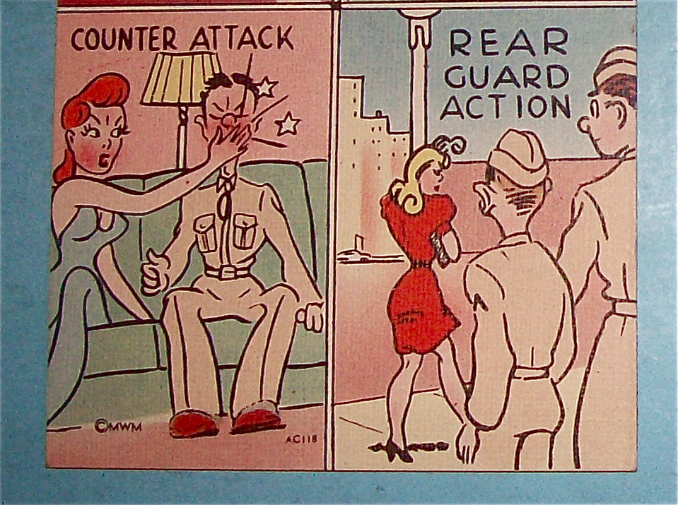 Military Terms Defined Postcard