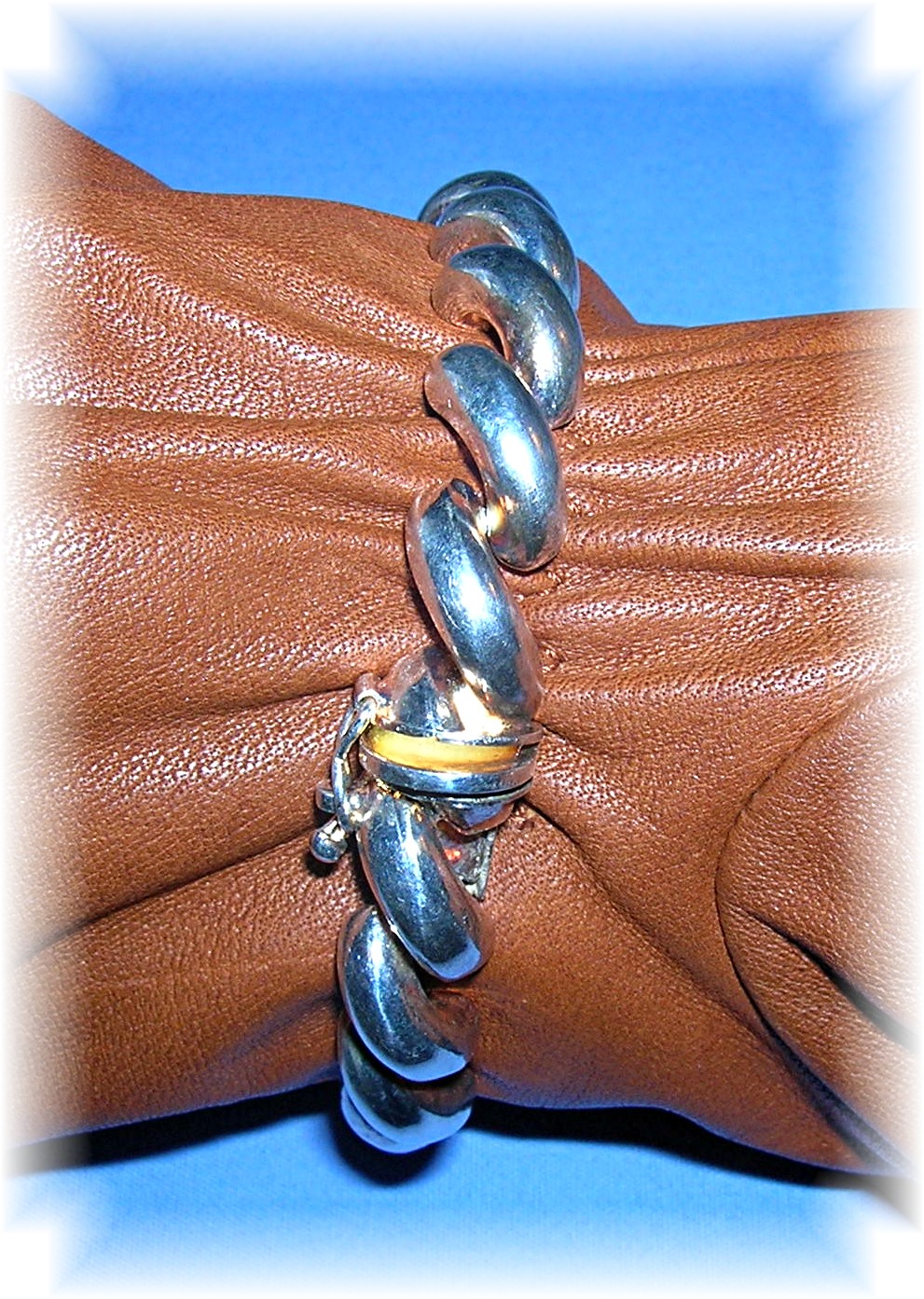 Sterling Silver Bracelet Made In Italy.....