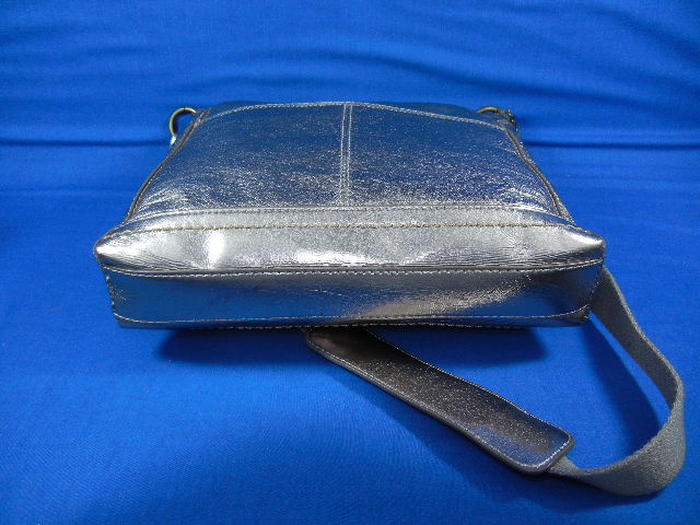 The Sak Silver Leather Cross Body Bag