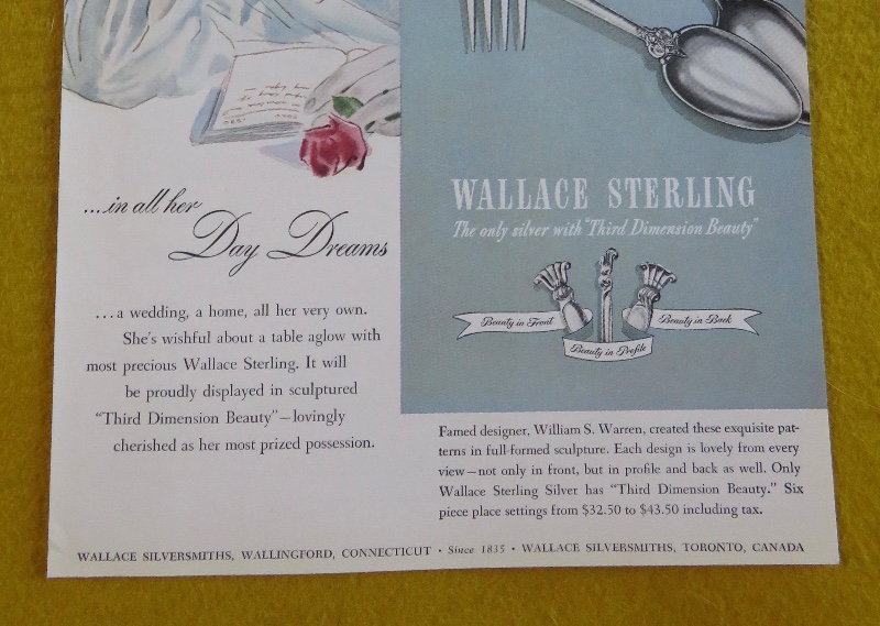 1951 Wallace Sterling With Woman Day Dreaming