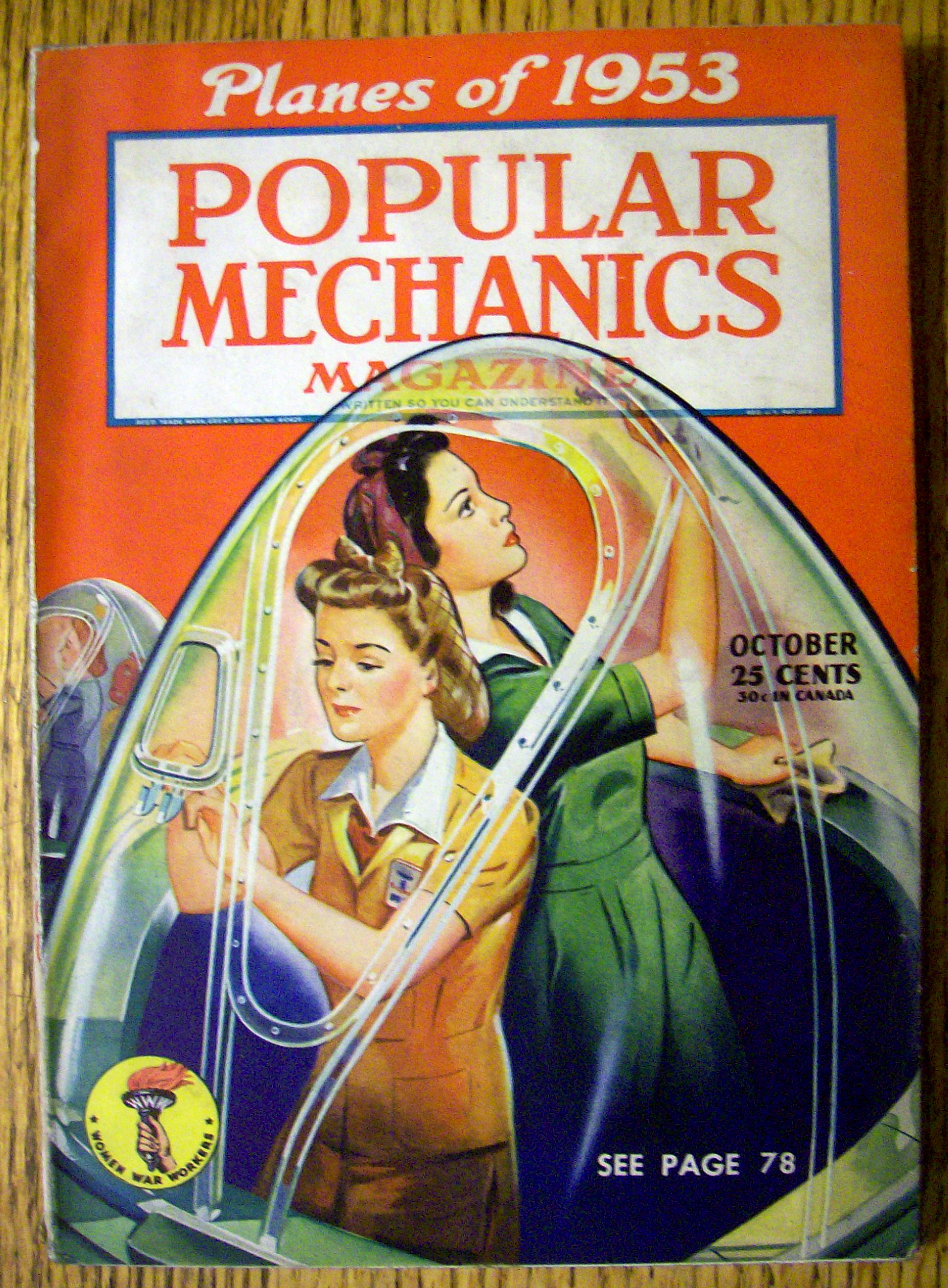Popular Mechanics October 1943 Planes Of 1953