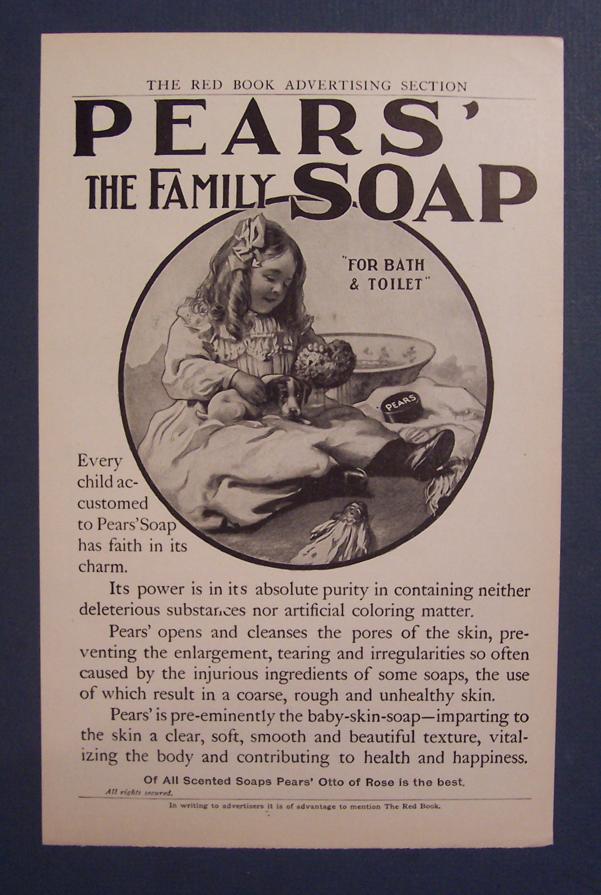 1905 Pear's Soap