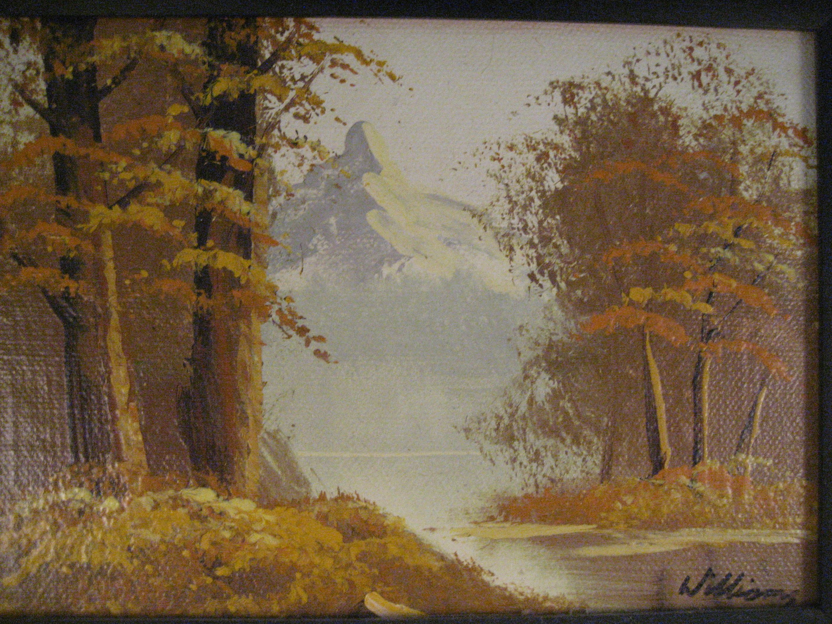 Autumn Forest Oil Painting