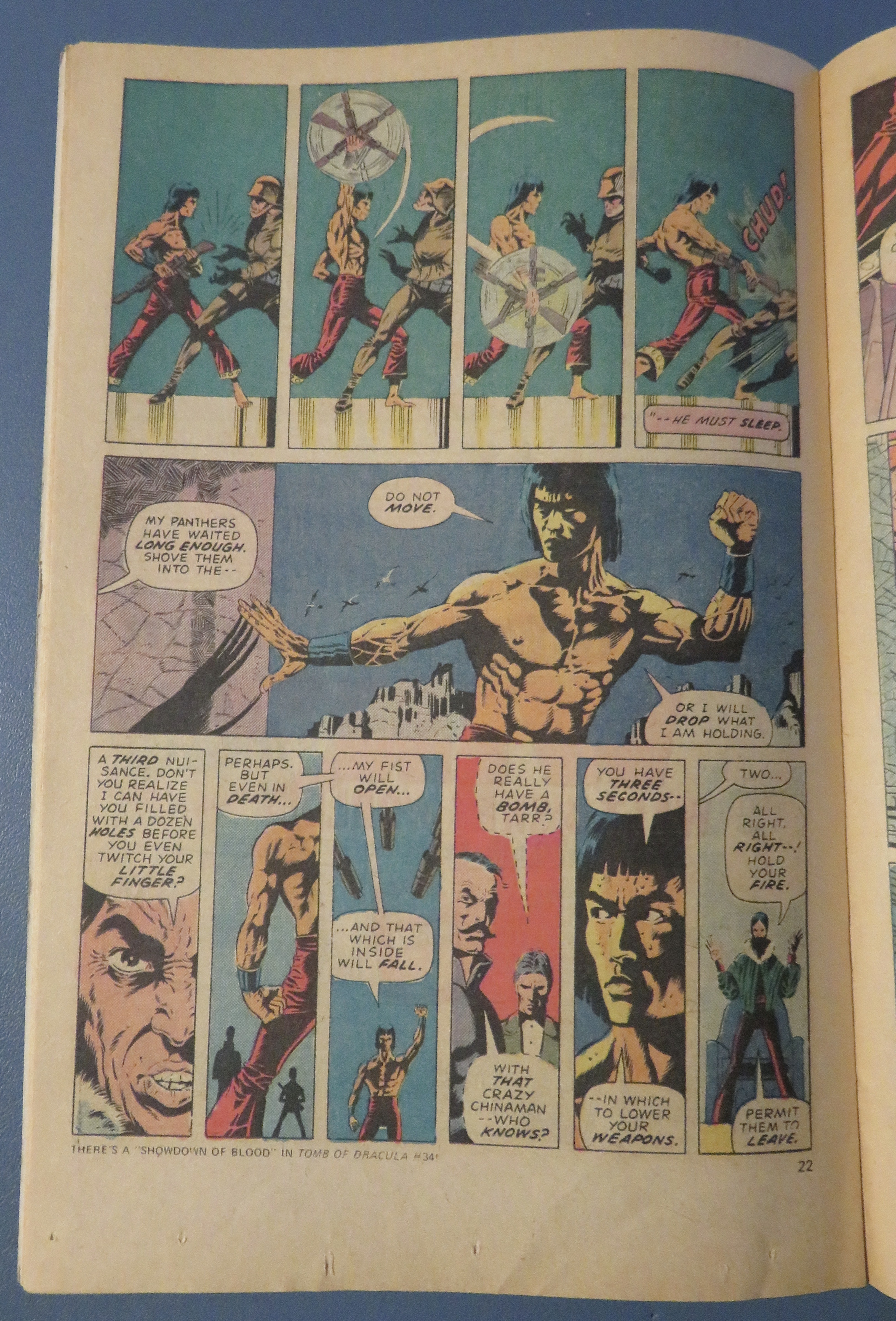 Master Of Kung Fu Comic July 1975 Pit Of Lions