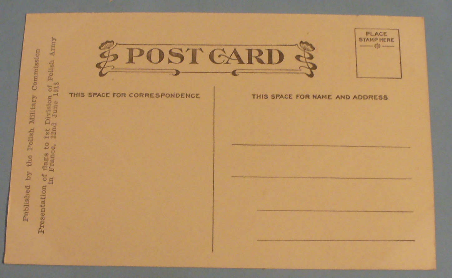 The Mass Postcard (Polish Army)