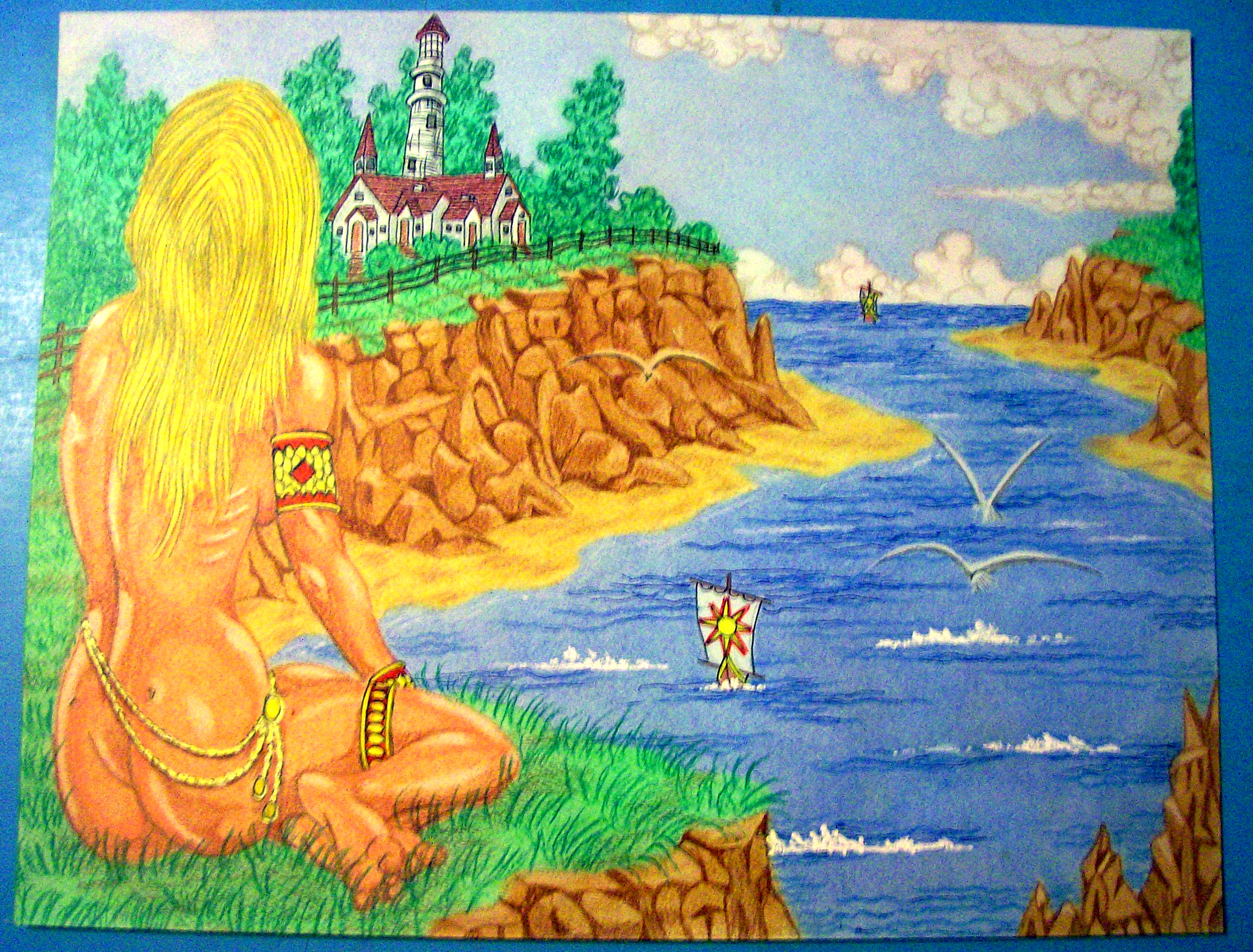 Someday My Prince Will Come - Original Nude Fantasy Dra