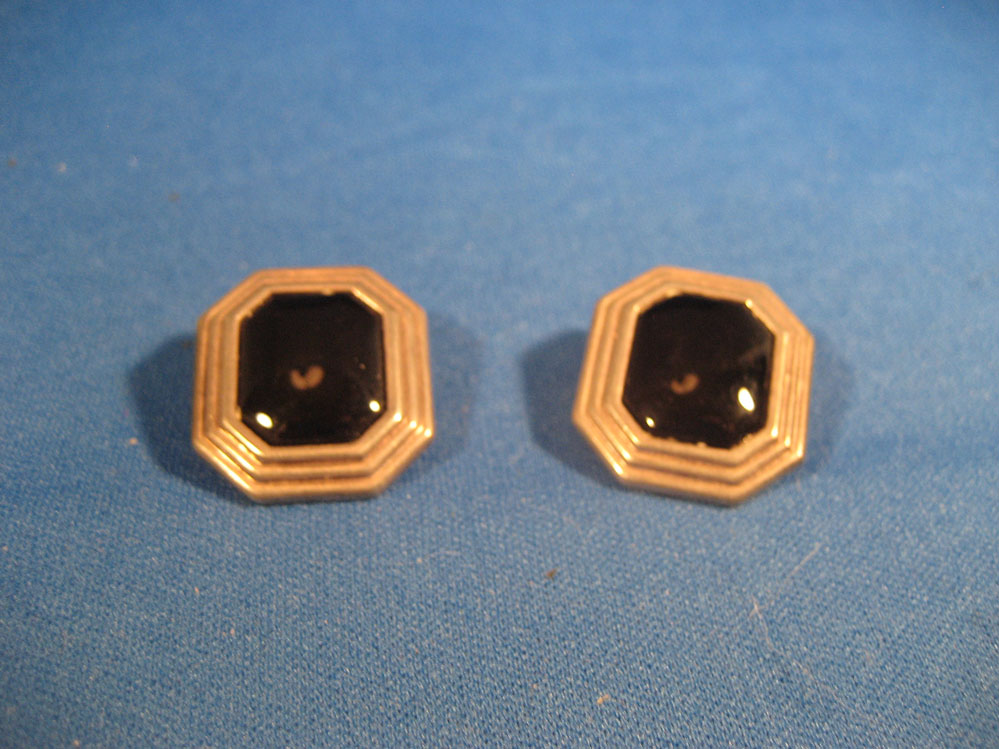 Christian Dior Onyx Earrings