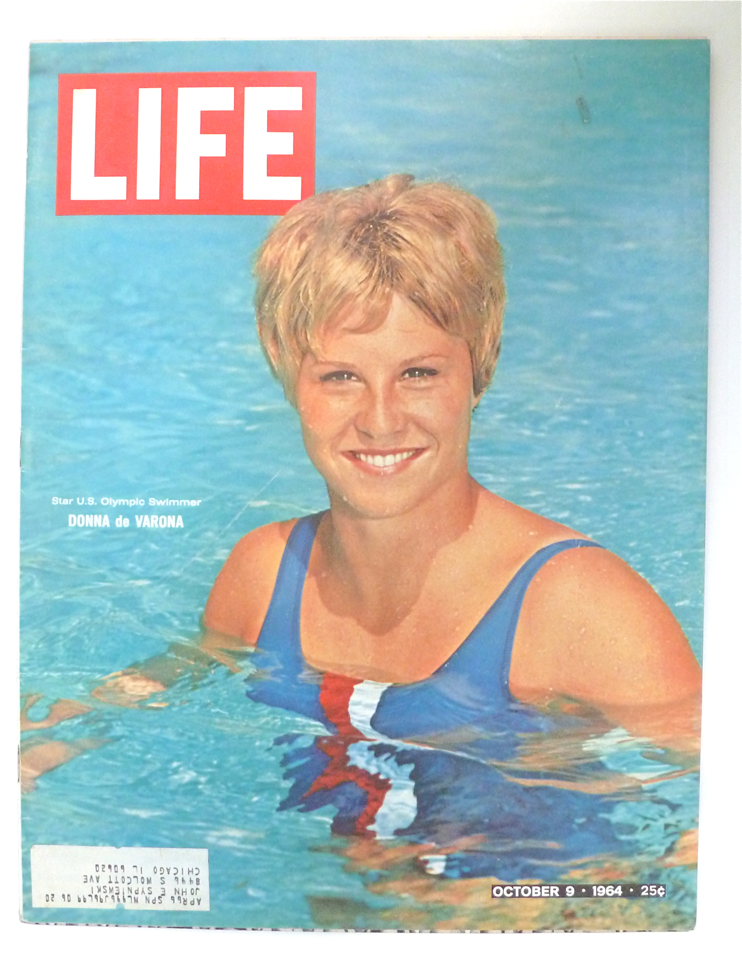 Life Magazine-October 9, 1964-Donna De Varona