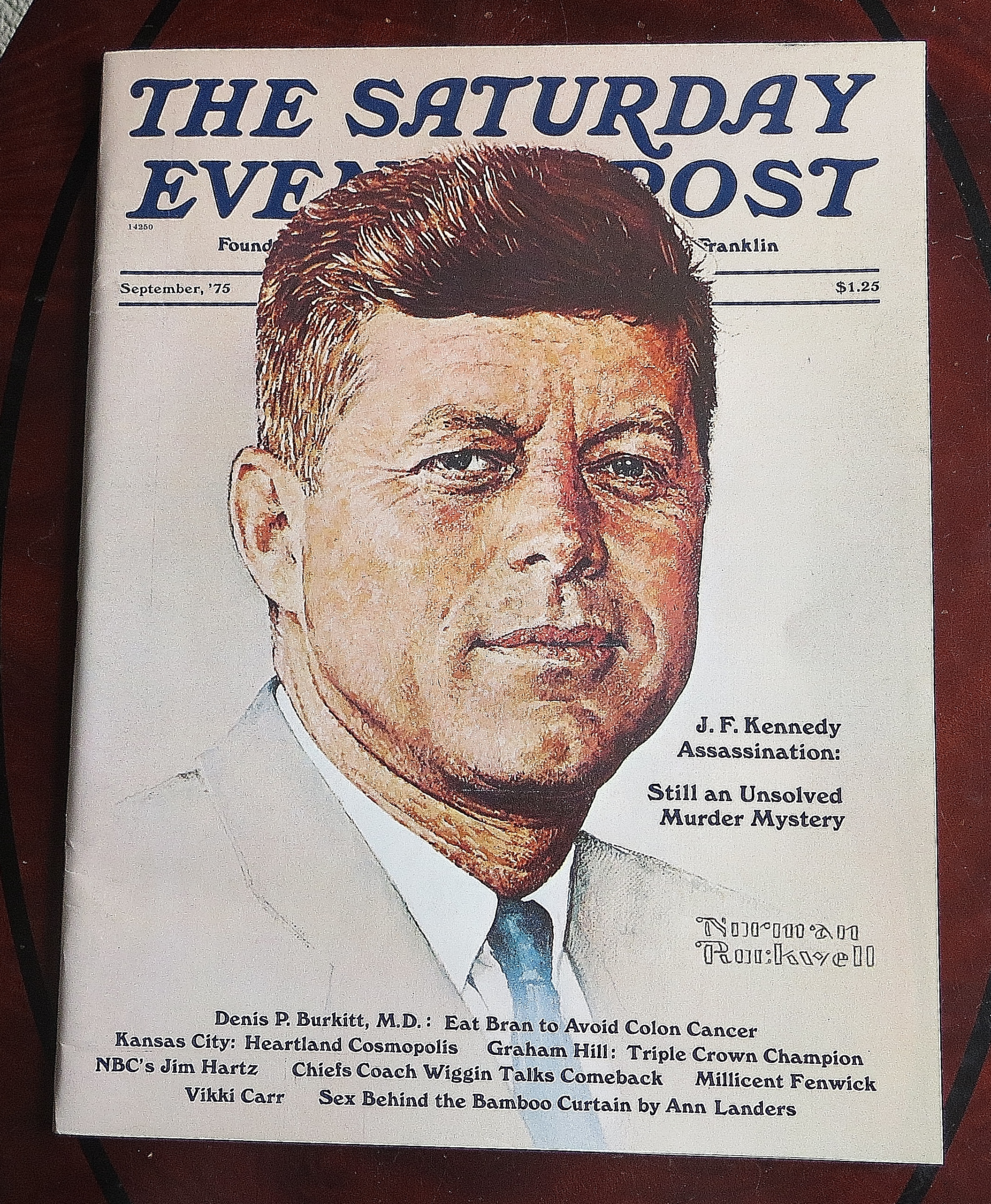 Saturday Evening Post September 1975 John F. Kennedy