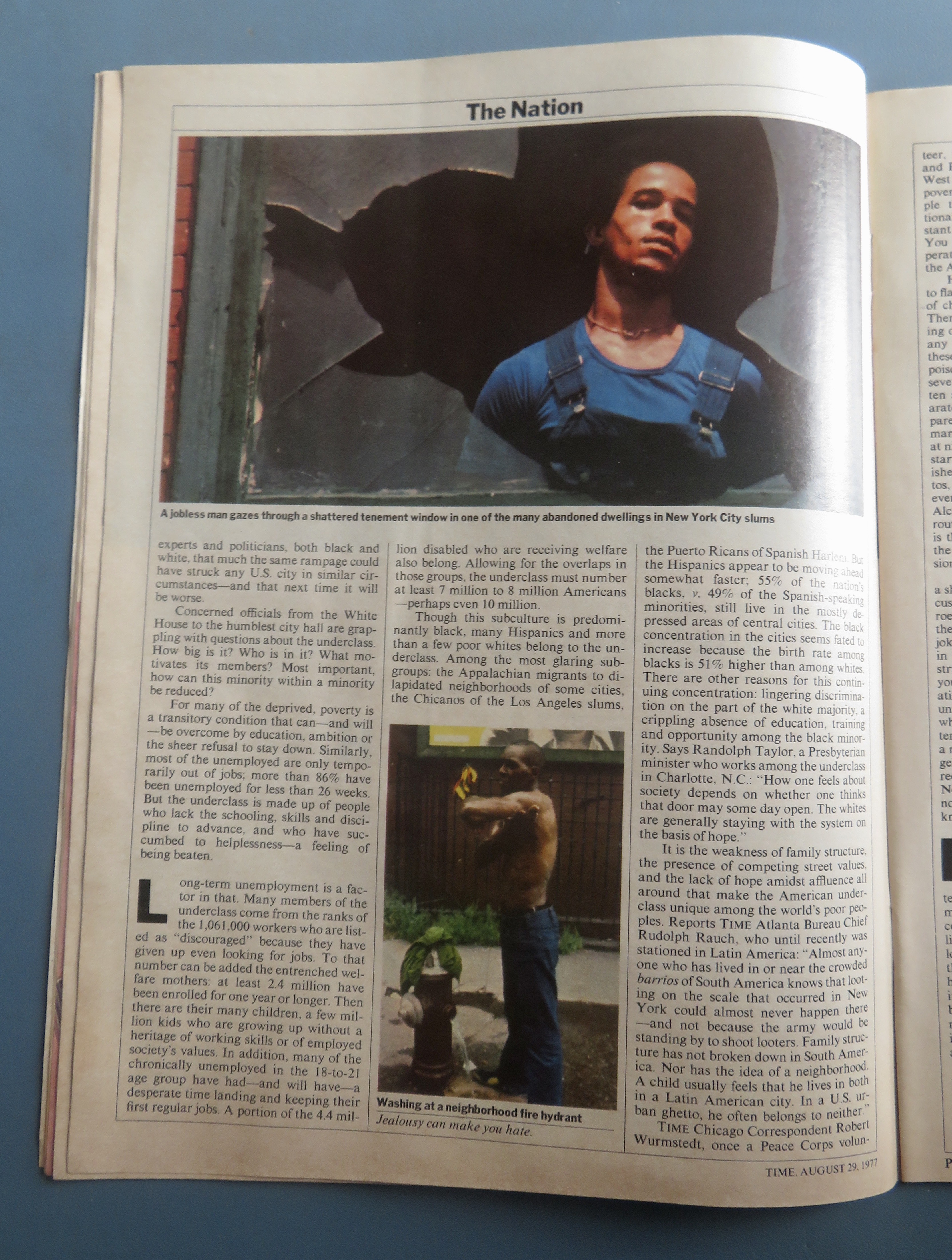 Time Magazine August 29, 1977 The Underclass