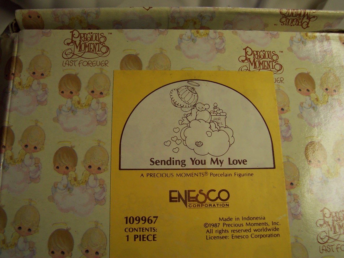 Precious Moments Figurine Sending You My Love