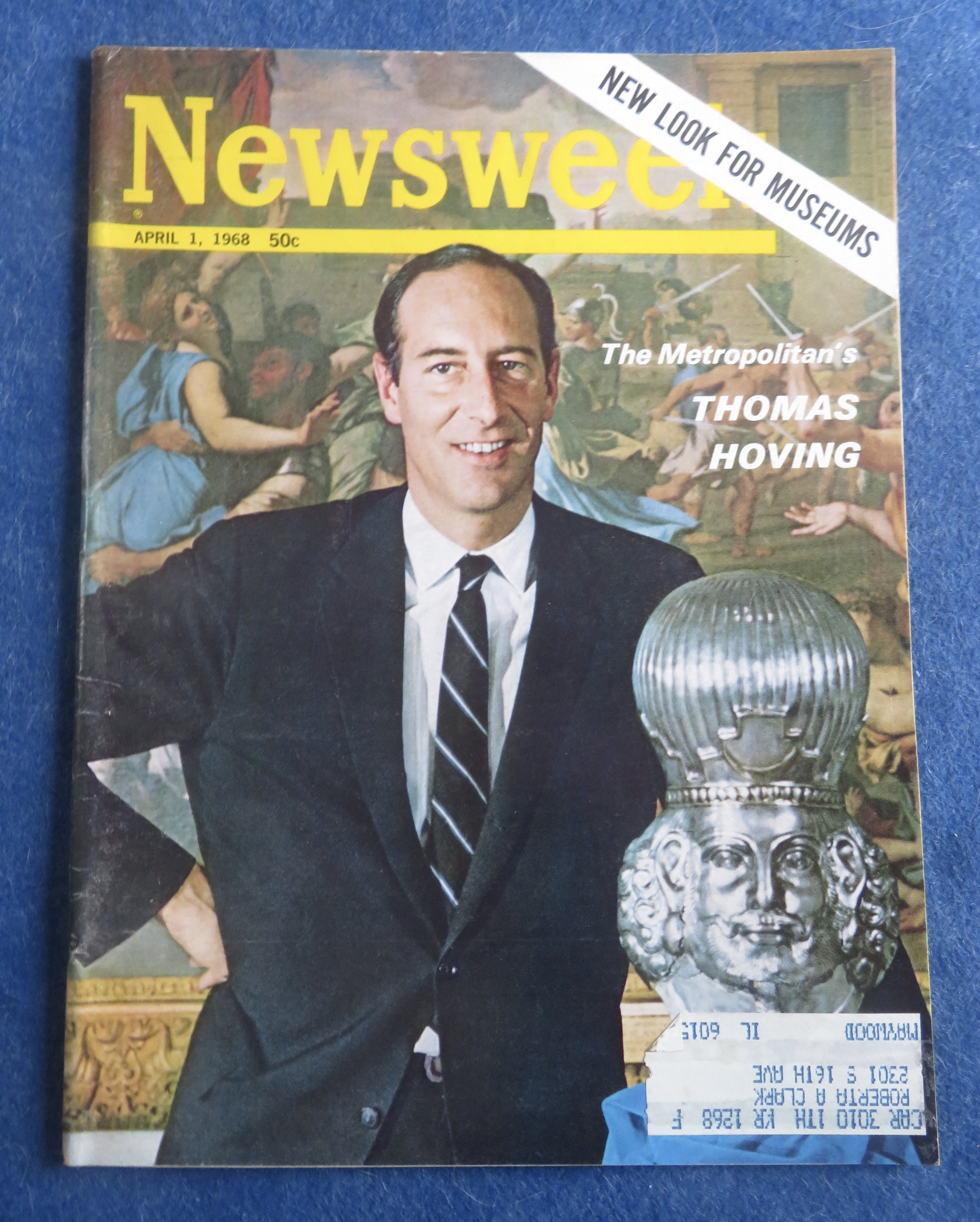 Newsweek Magazine April 1, 1968 Thomas Hoving