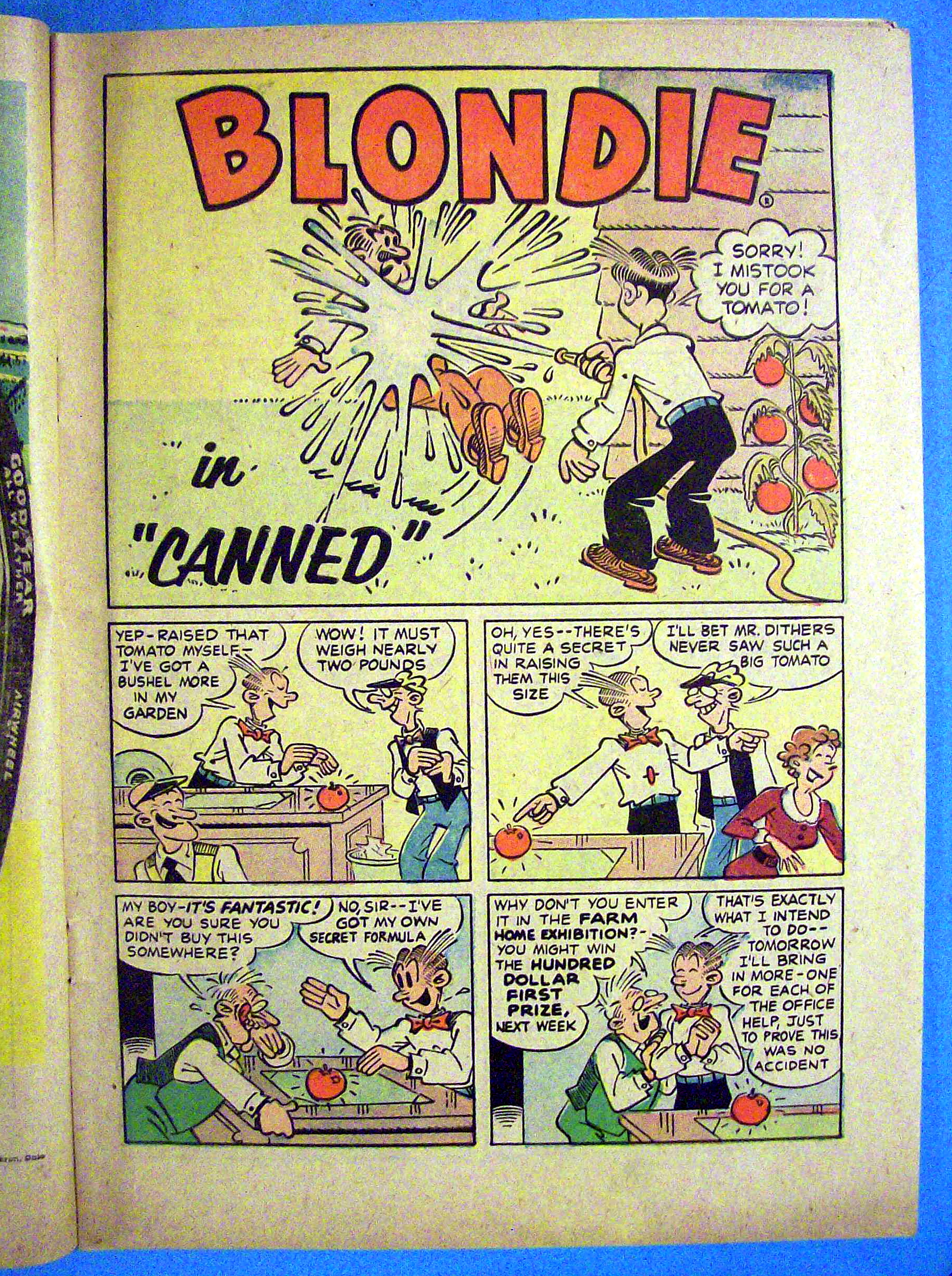 Blondie Comic #95 October 1955 Canned