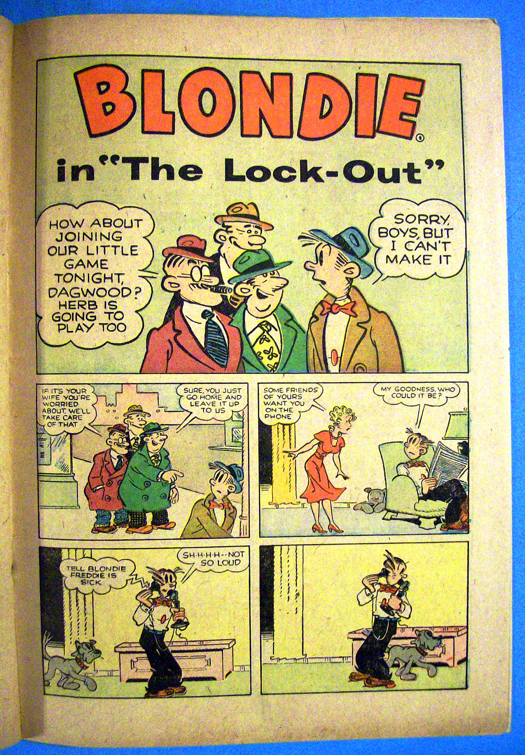 Blondie Comic #95 October 1955 Canned