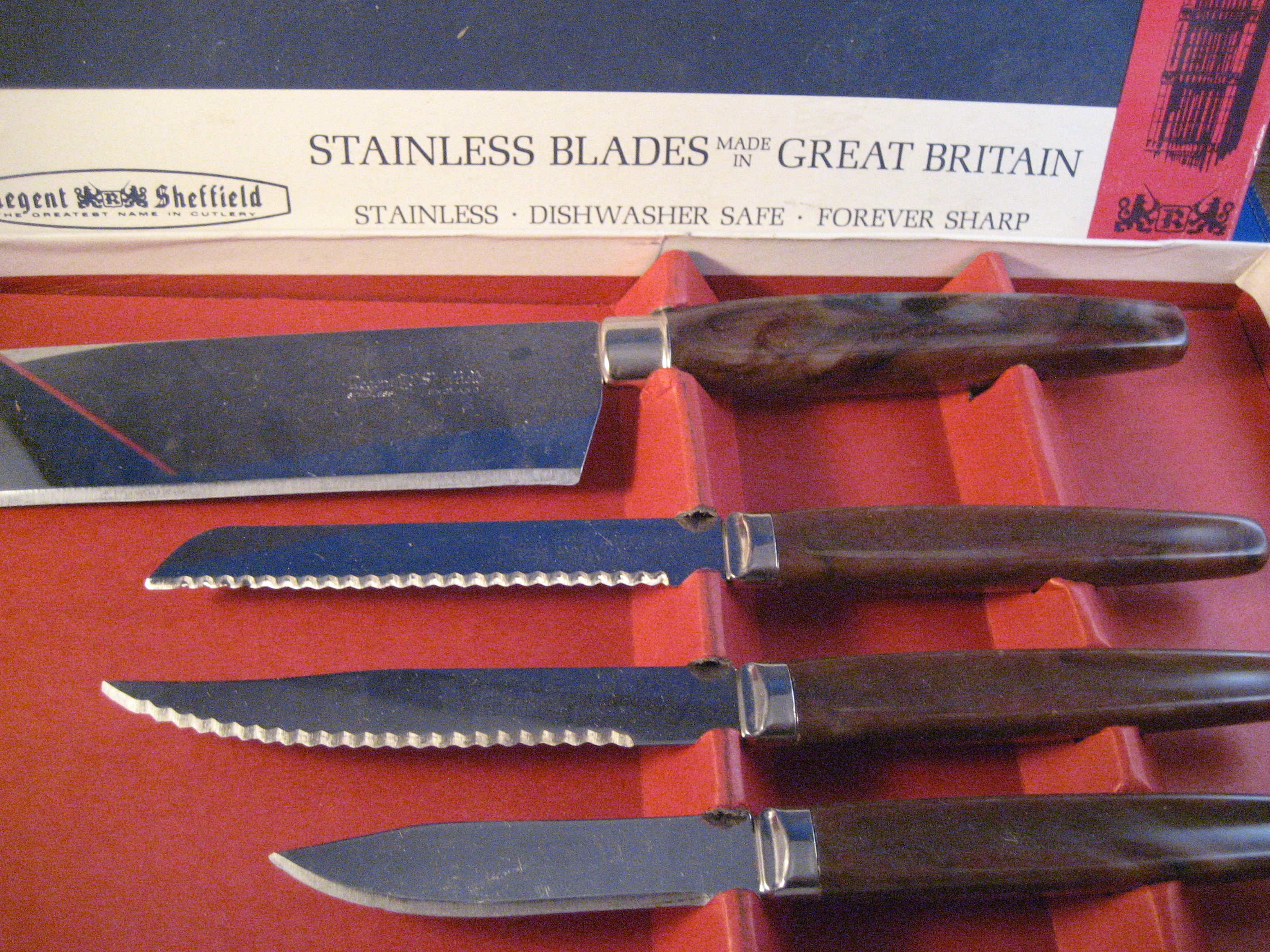 Stainless Blades from Regent Sheffield