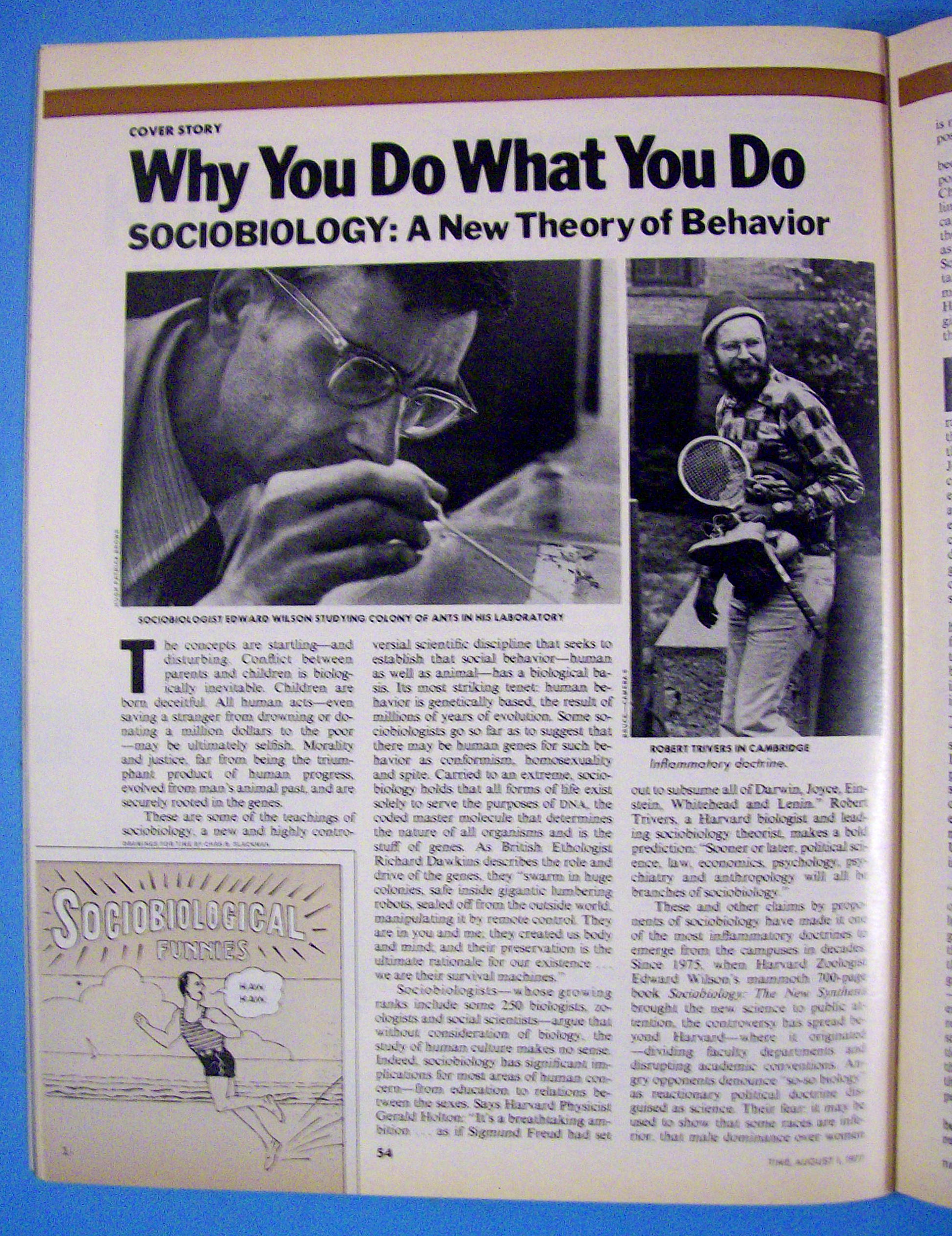Time Magazine-August 1, 1977-Why You Do What You Do
