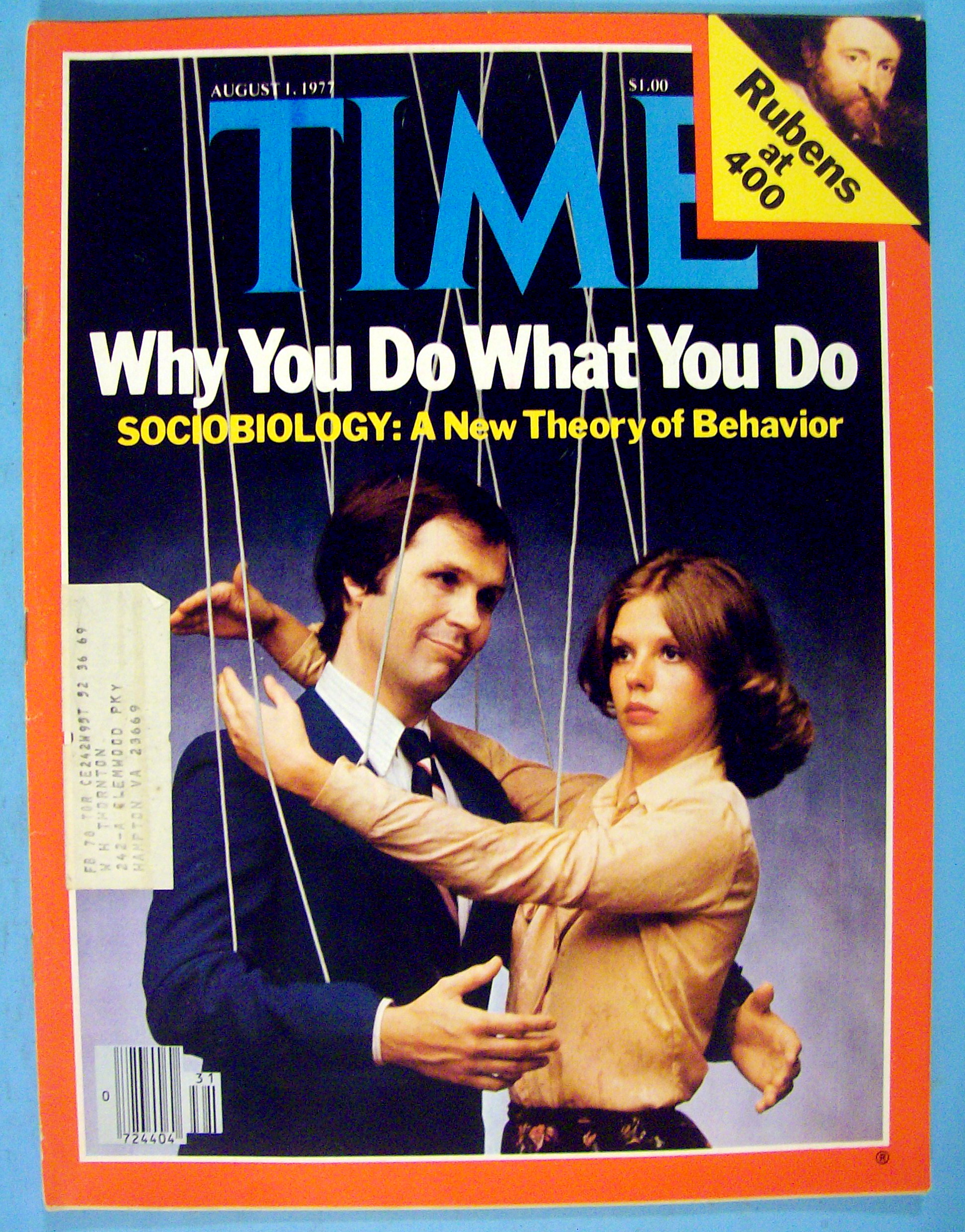 Time Magazine-August 1, 1977-Why You Do What You Do