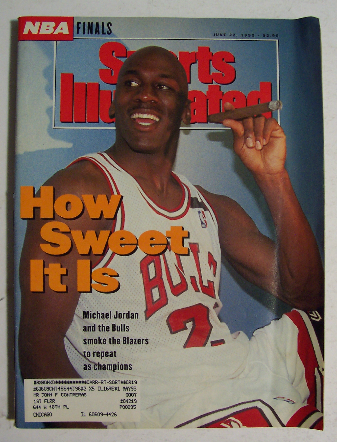 Sports Illustrated-June 22, 1992-Michael  Jordan