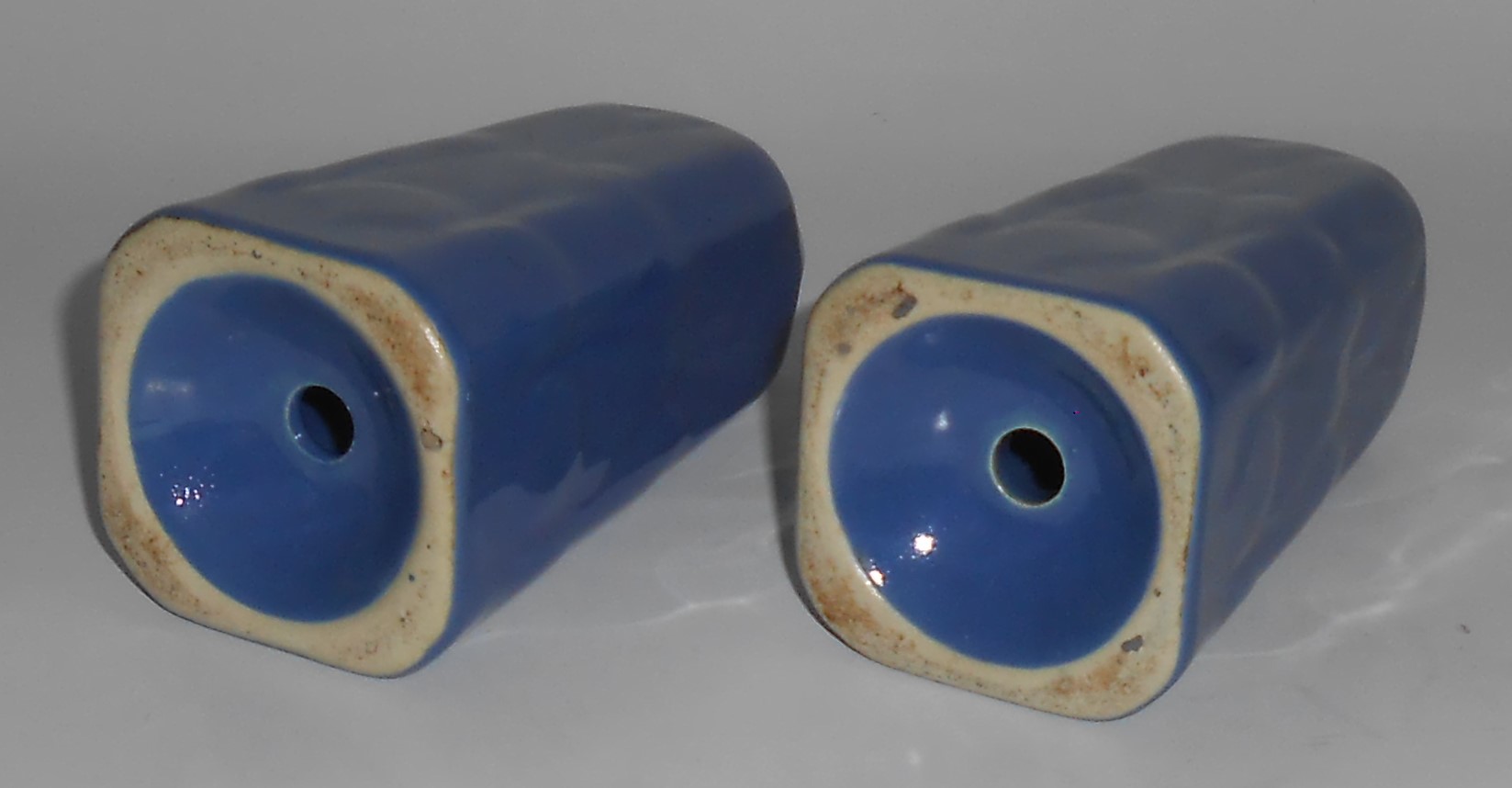 Coors Pottery Coorado Blue Salt & Pepper Shaker Set