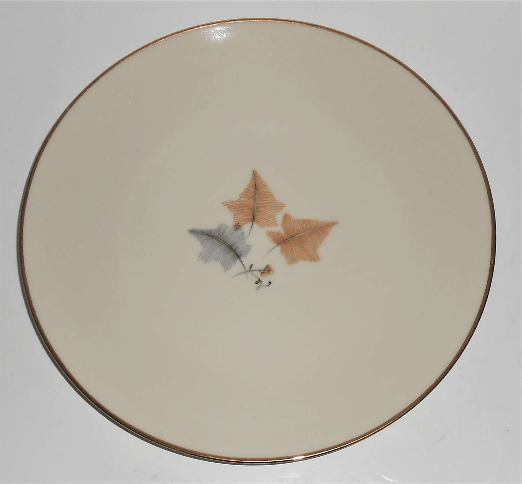 Ohata Japan China Porcelain Topaze Dinner Plate w/Gold